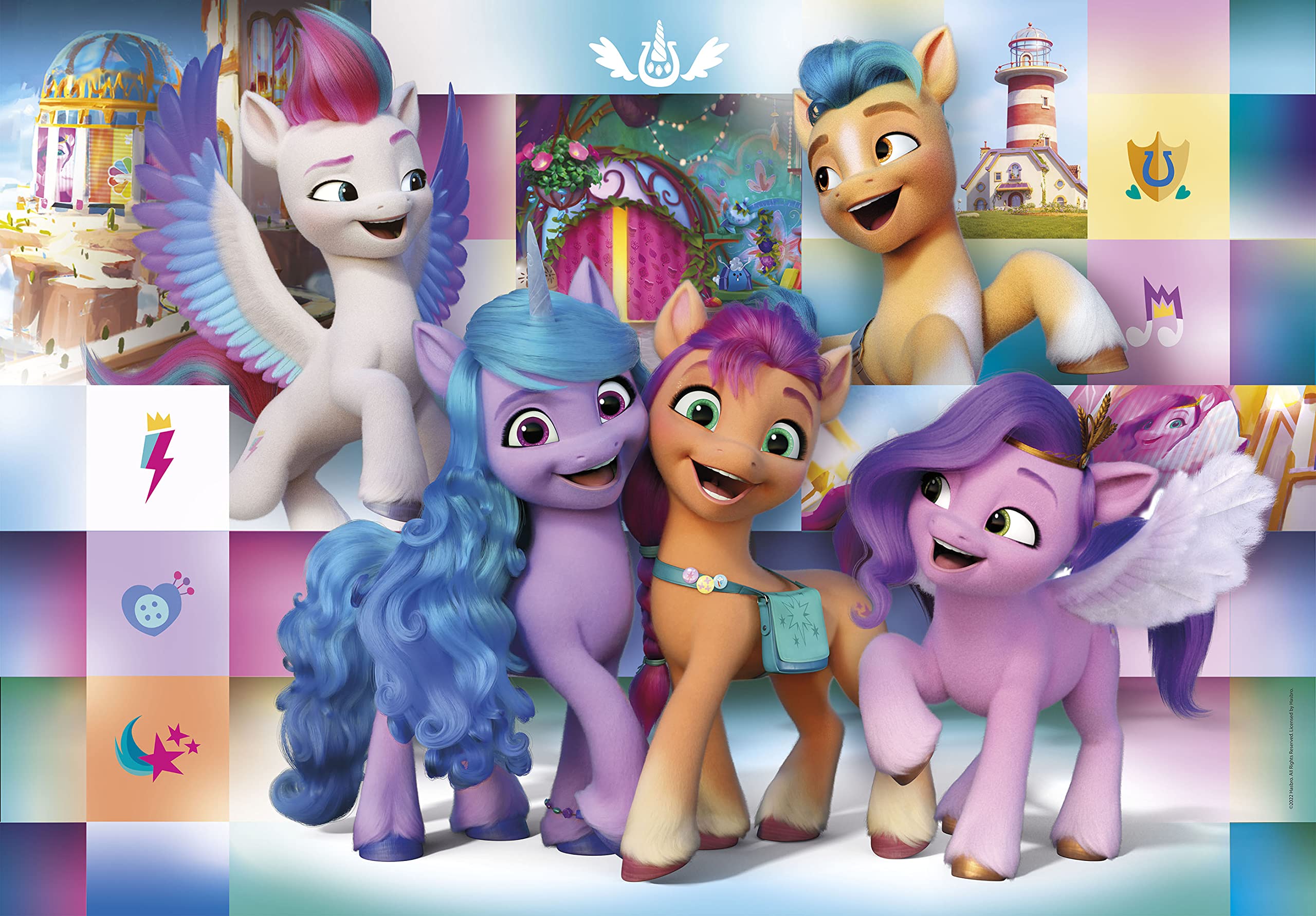 clementoni-supercolor-puzzle-104-pi-ces-my-little-pony-enfant image 2