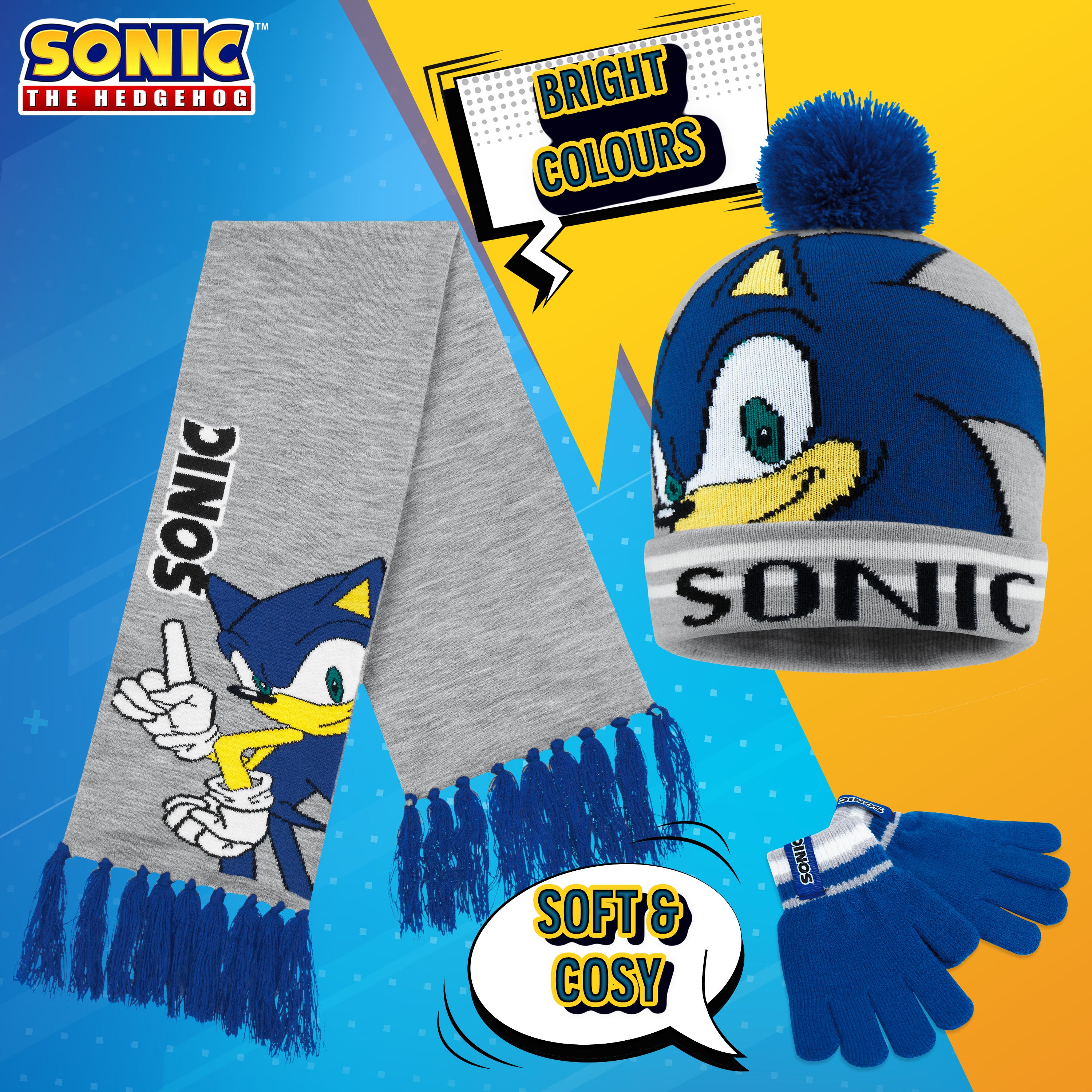 sonic-bonnet-charpe-gants-gar-on-ensemble-hiver image 2
