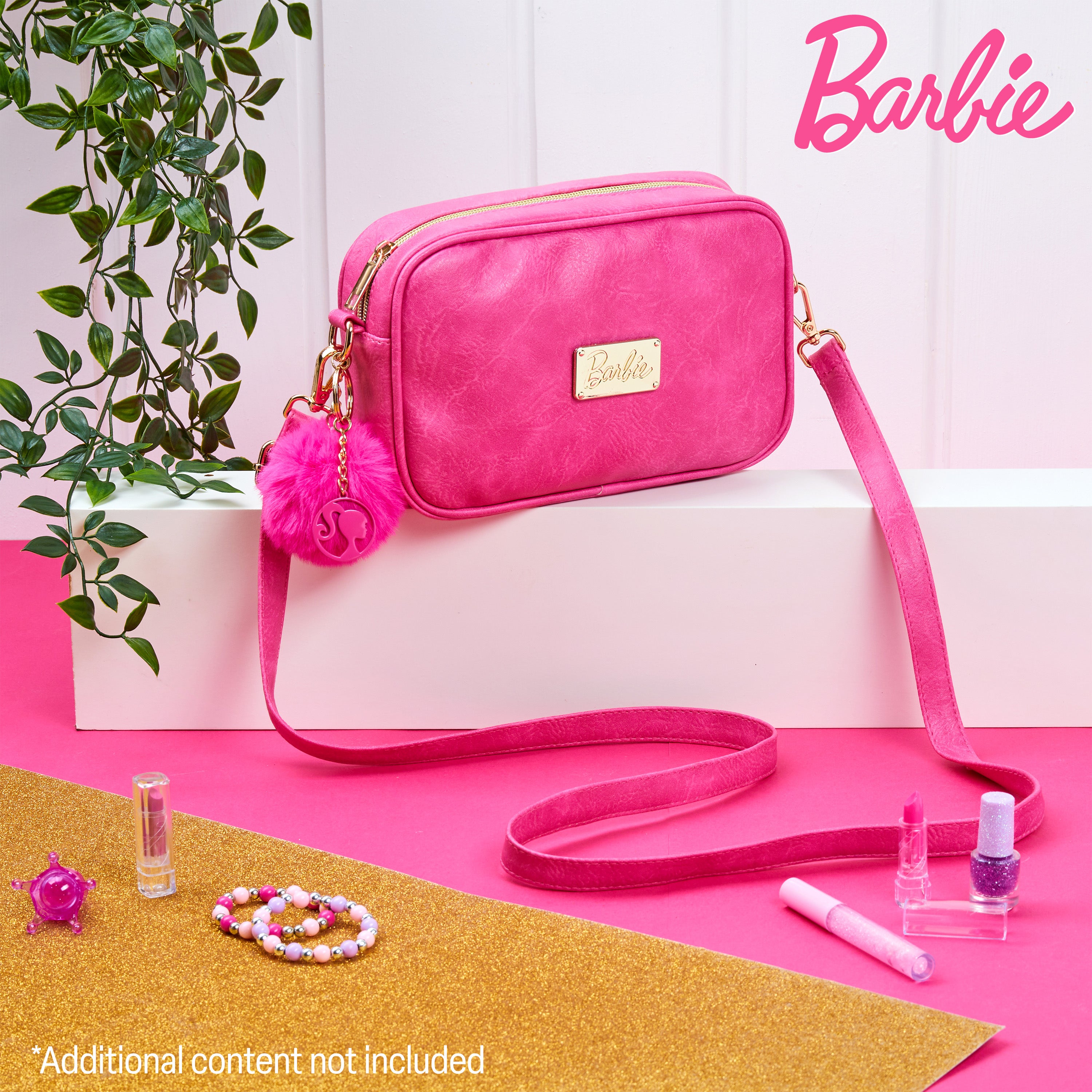 barbie-sac-fille-bandouli-re-zipp-sangle-r-glable-rose image 2