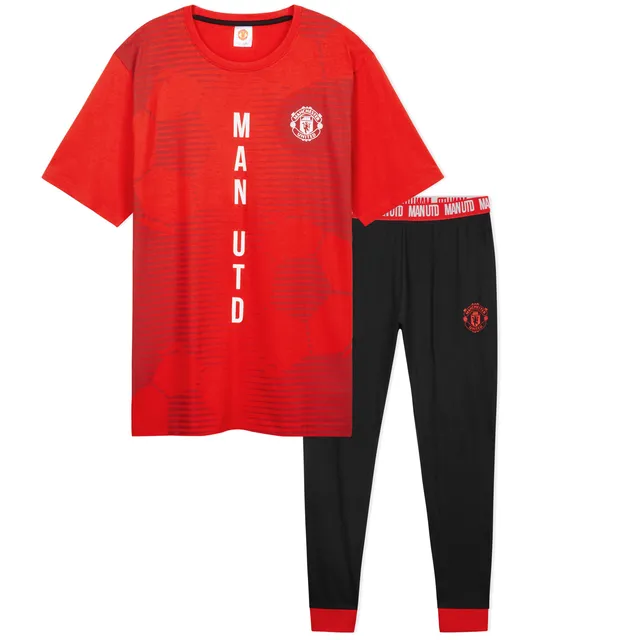 manchester-united-pyjama-homme-coton-ensemble-taille-l image 1