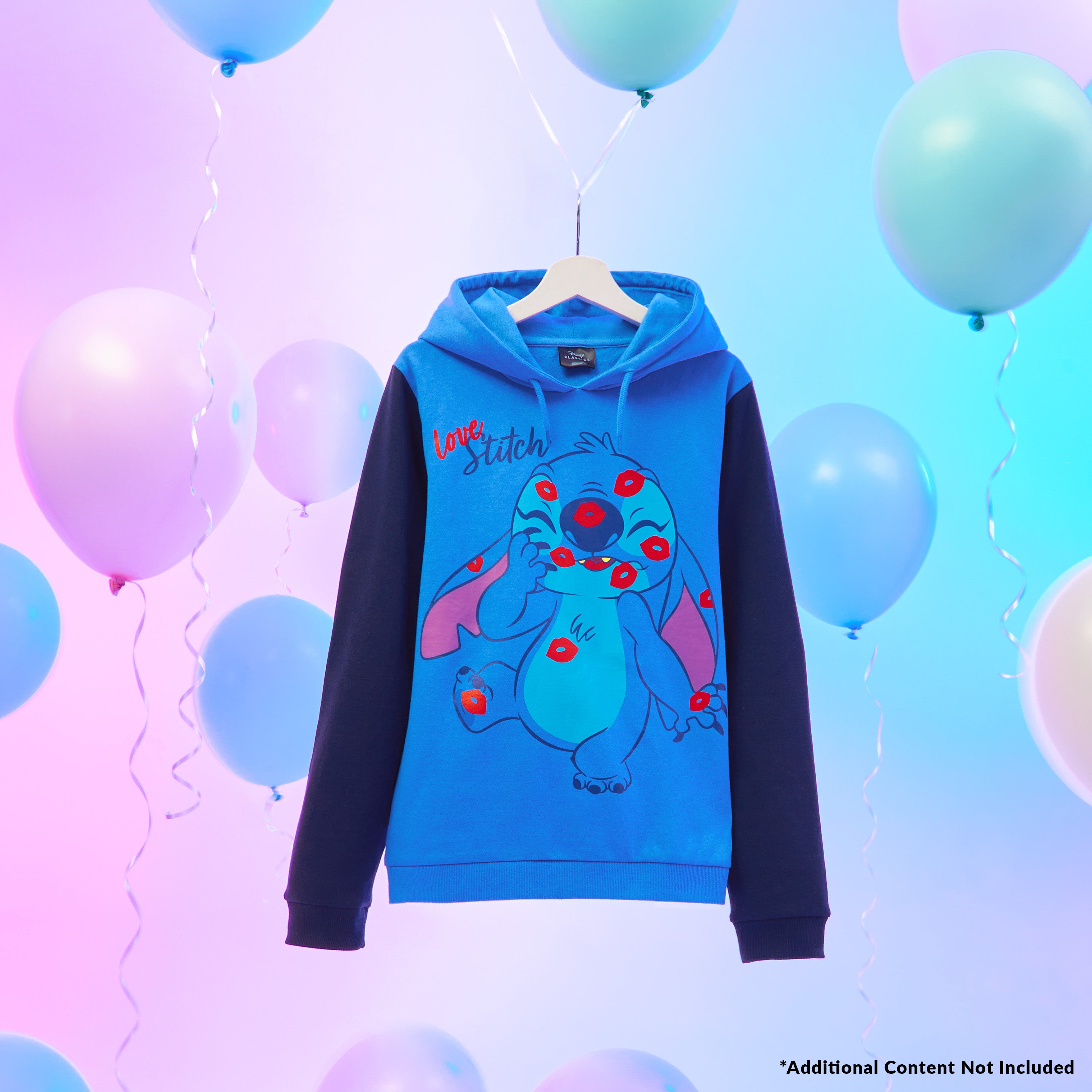 get-trend-girls-sweat-capuche-stitch-enfant-bleu-navy image 2