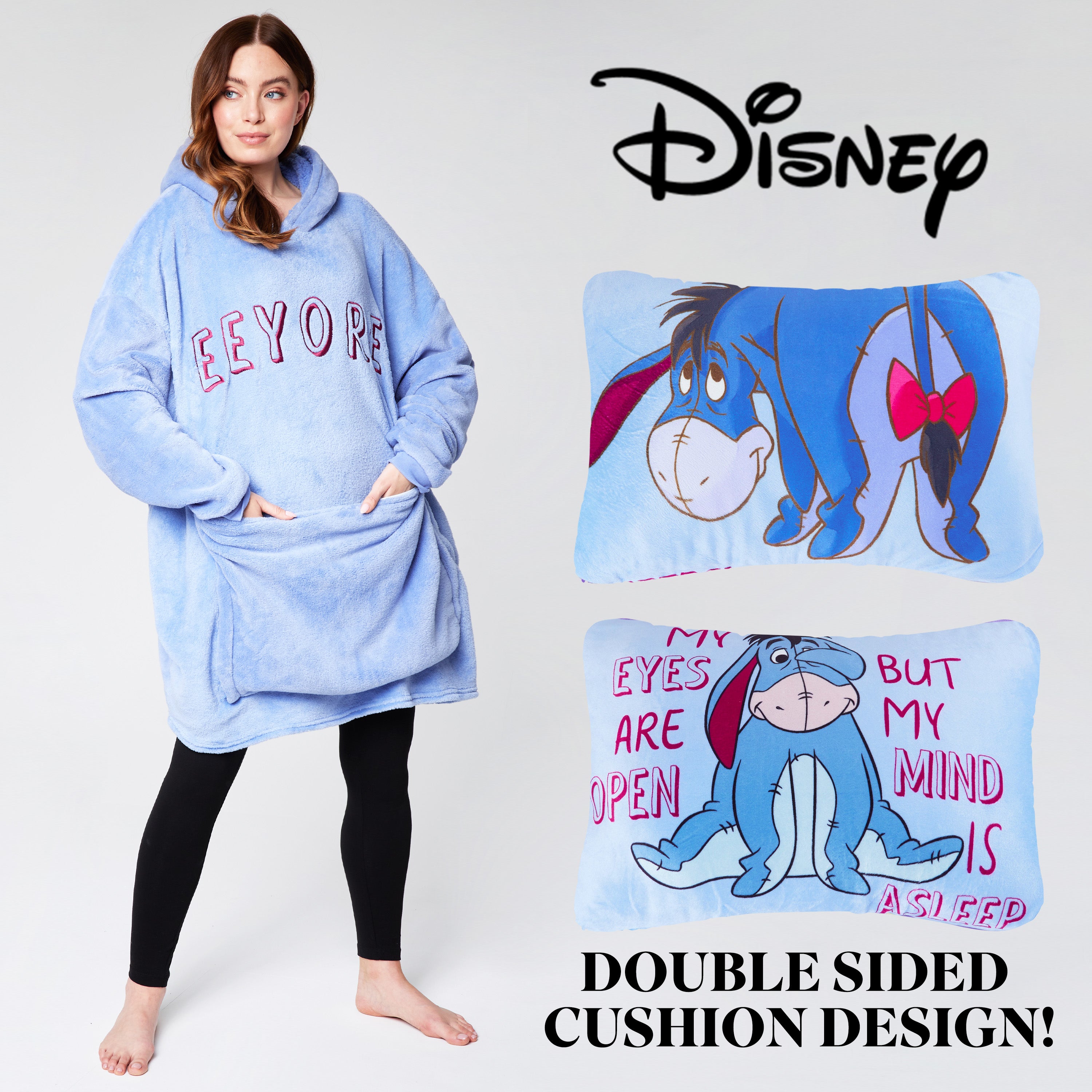 get-trend-disney-bourriquet-sweat-plaid-femme-polaire-taille-unique image 3
