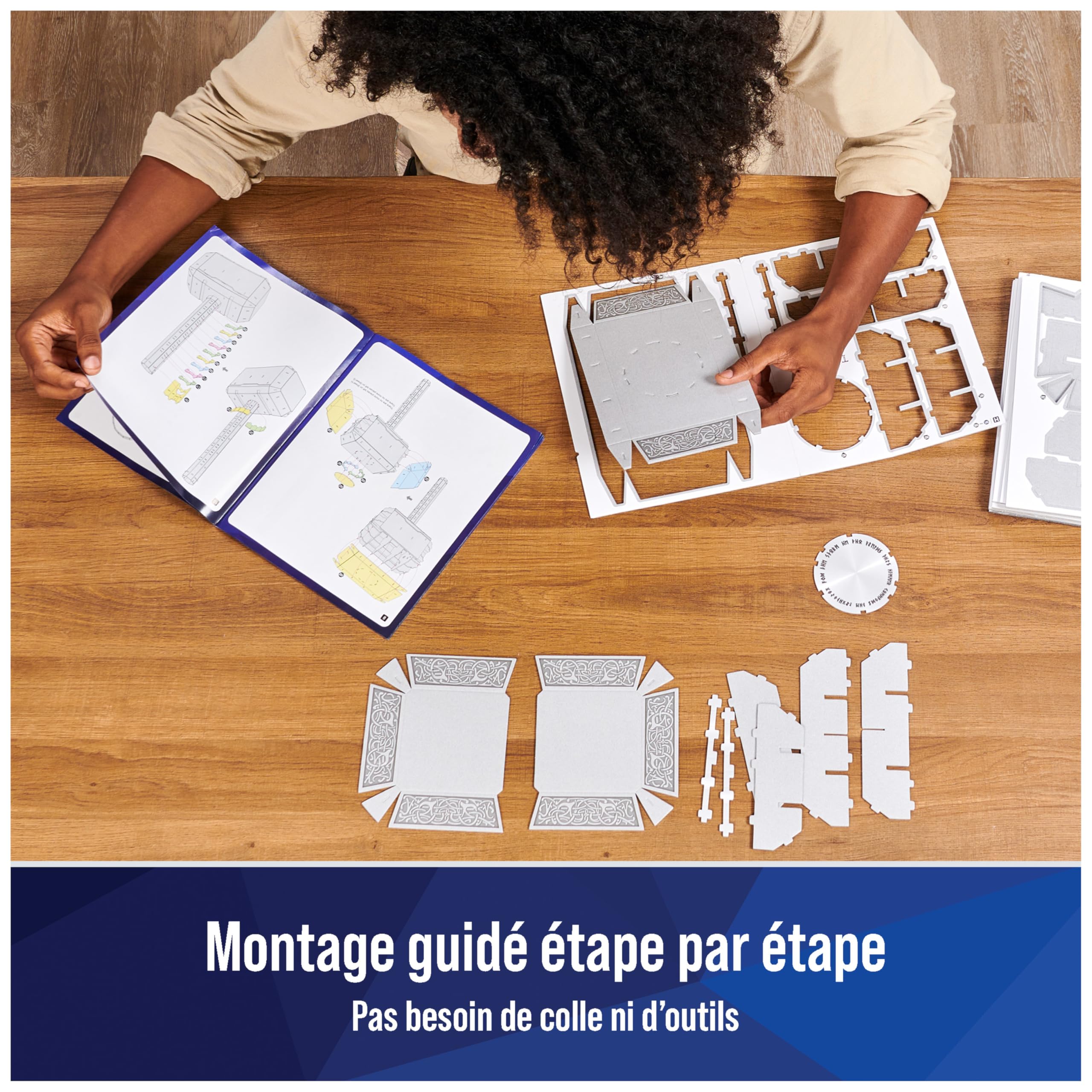 4d-build-marvel-puzzle-3d-marteau-de-thor-87-pi-ces image 4