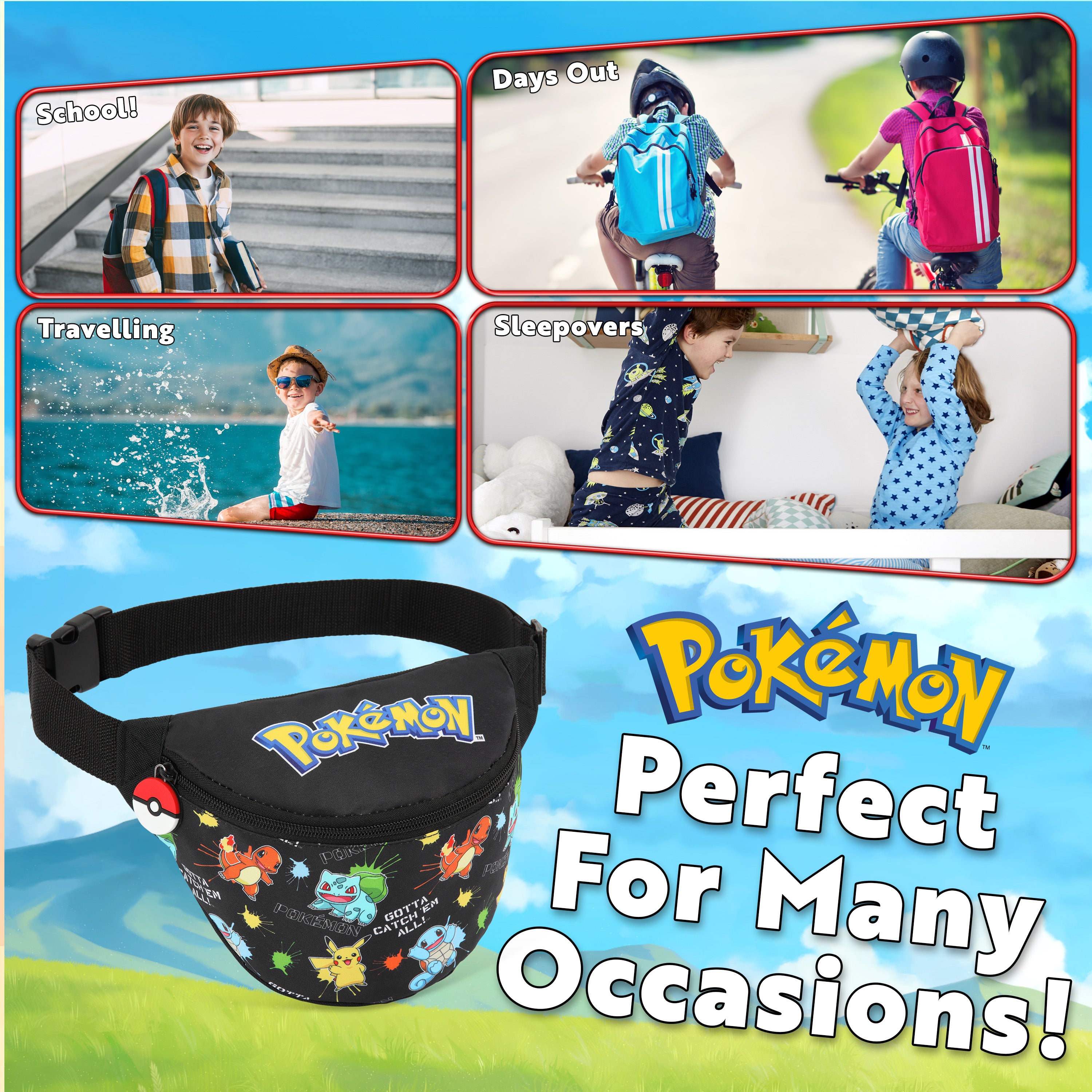 get-trend-pokemon-sac-banane-enfant-pikachu-r-glable image 4