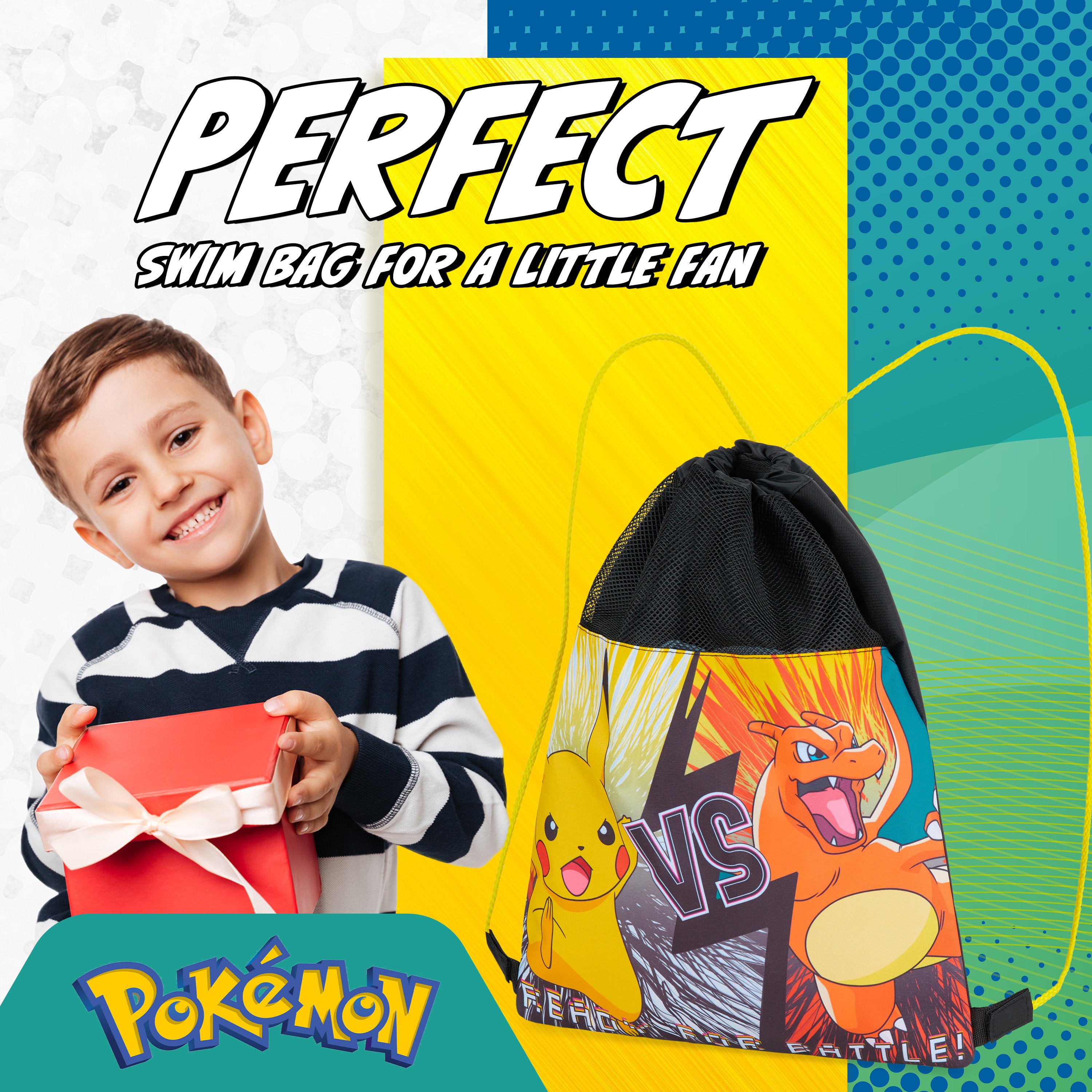 pok-mon-sac-piscine-enfant-cordon-pikachu-natation-sport image 3