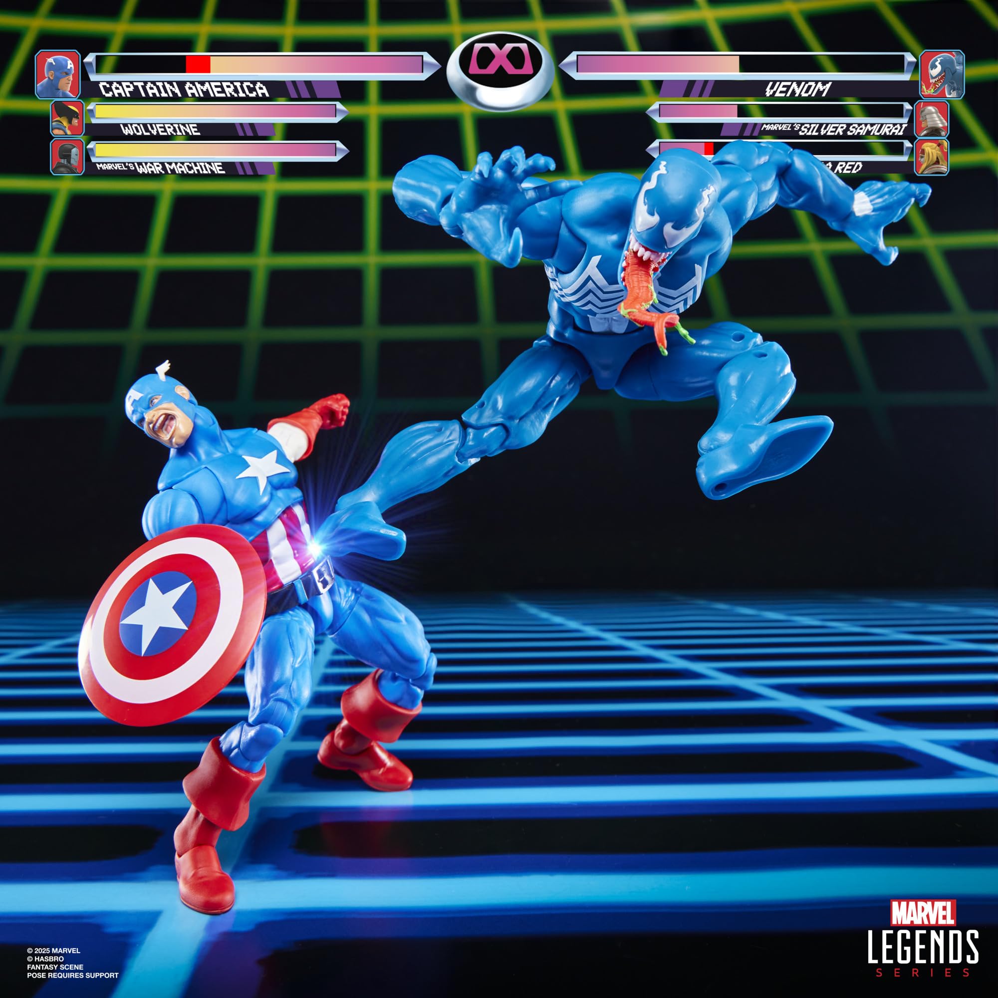marvel-legends-gamerverse-captain-america-vs-venom-pack-2-figurines-15cm image 6