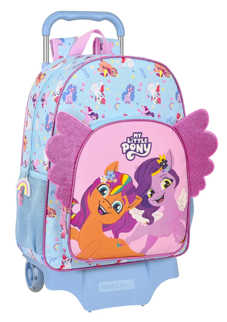 my-little-pony-wild-free-cartable-roulettes-chariot image 1
