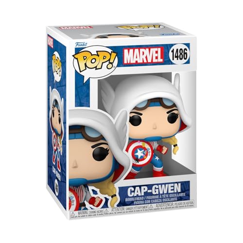 funko-pop-marvel-sggv-captain-america-gwen-figurine-vinyle-9-5cm image 8
