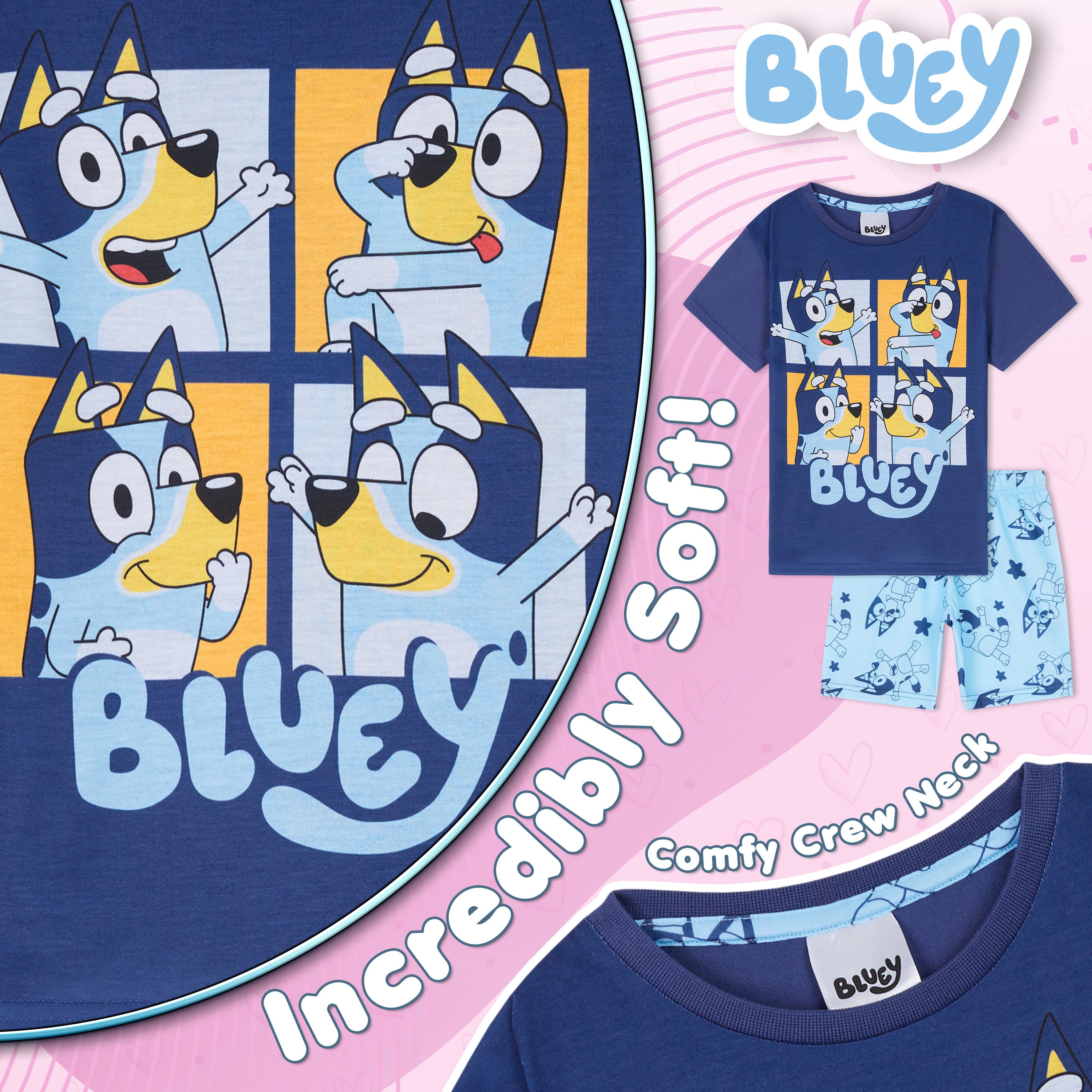 bluey-pyjama-short-gar-on-t-2-pi-ces-4-5-ans image 5