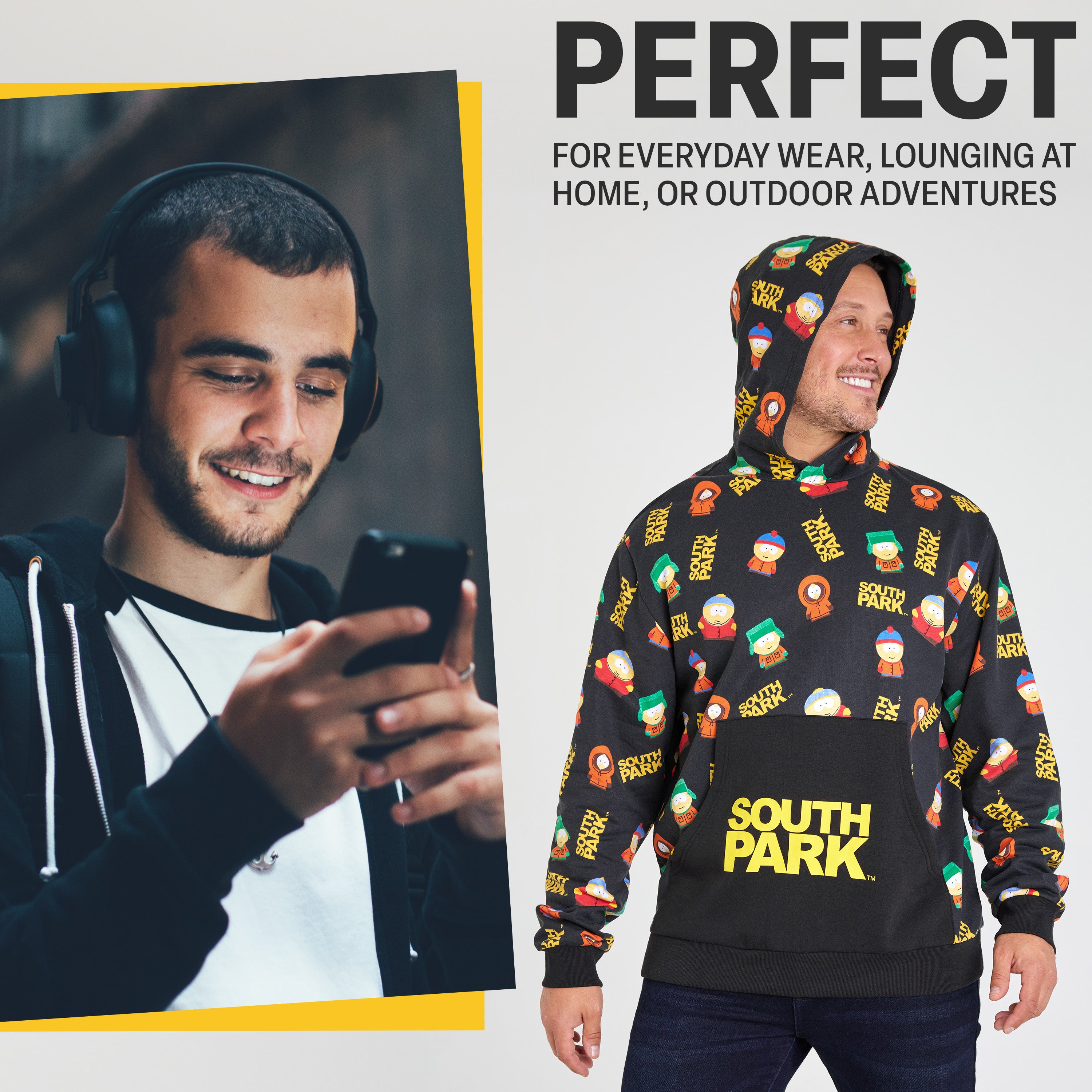 south-park-sweat-capuche-homme-molleton-s image 2