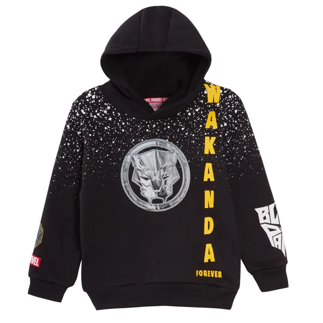 marvel-black-panther-sweat-capuche-enfant-polaire-wakanda image 1