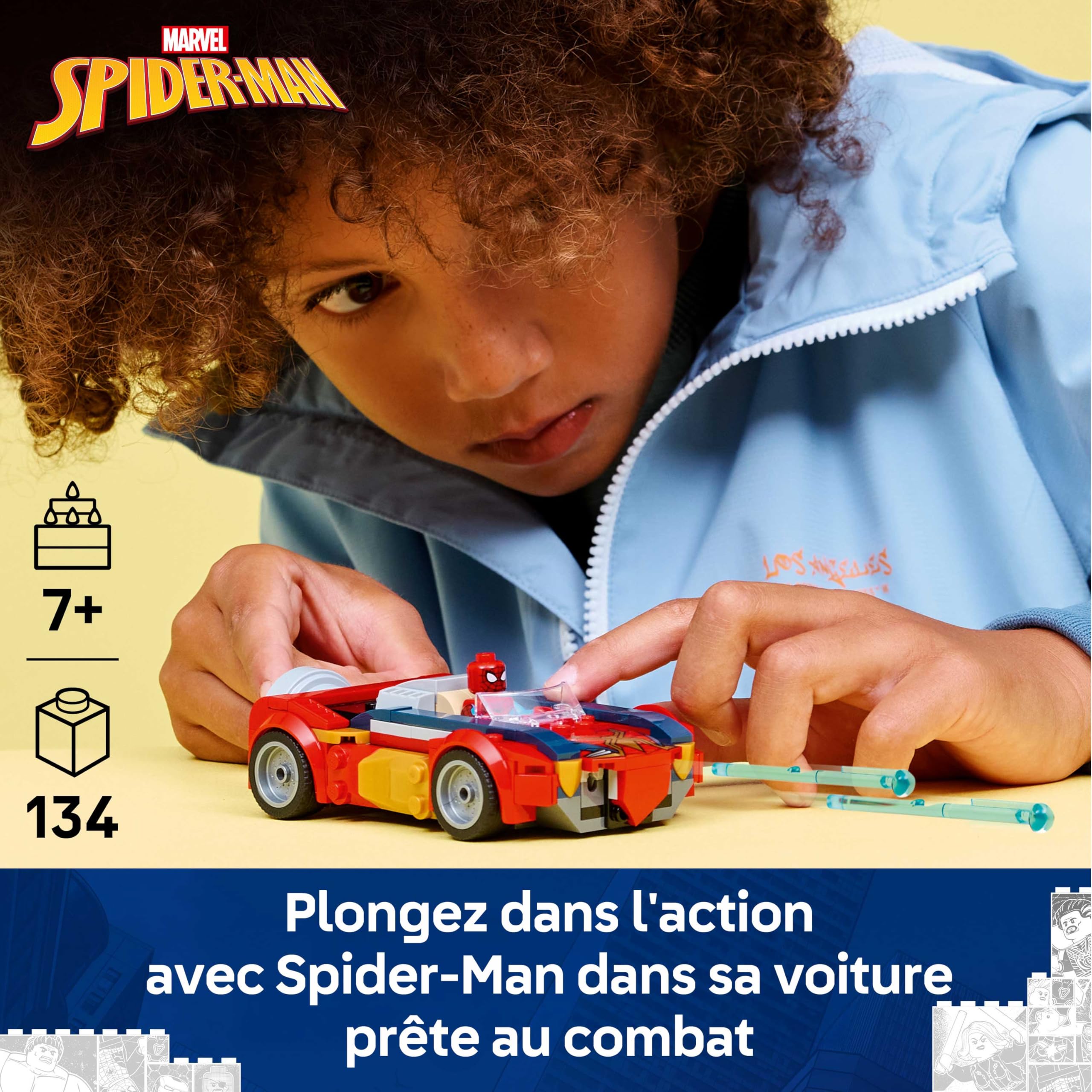 lego-marvel-76336-spider-man-voiture-vs-wolverine-v-nomis image 2