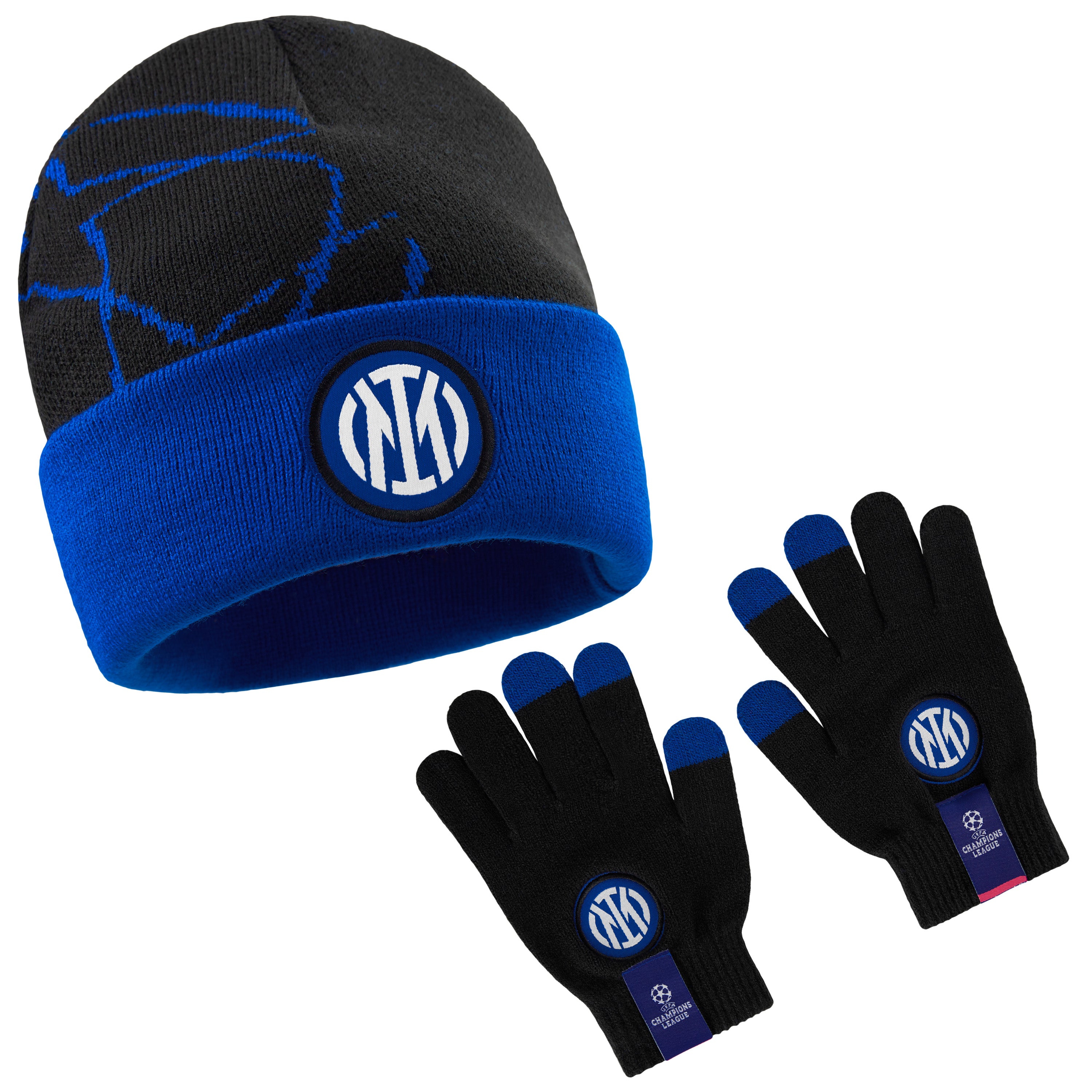 inter-milan-bonnet-gants-enfant-hiver-supporter image 1