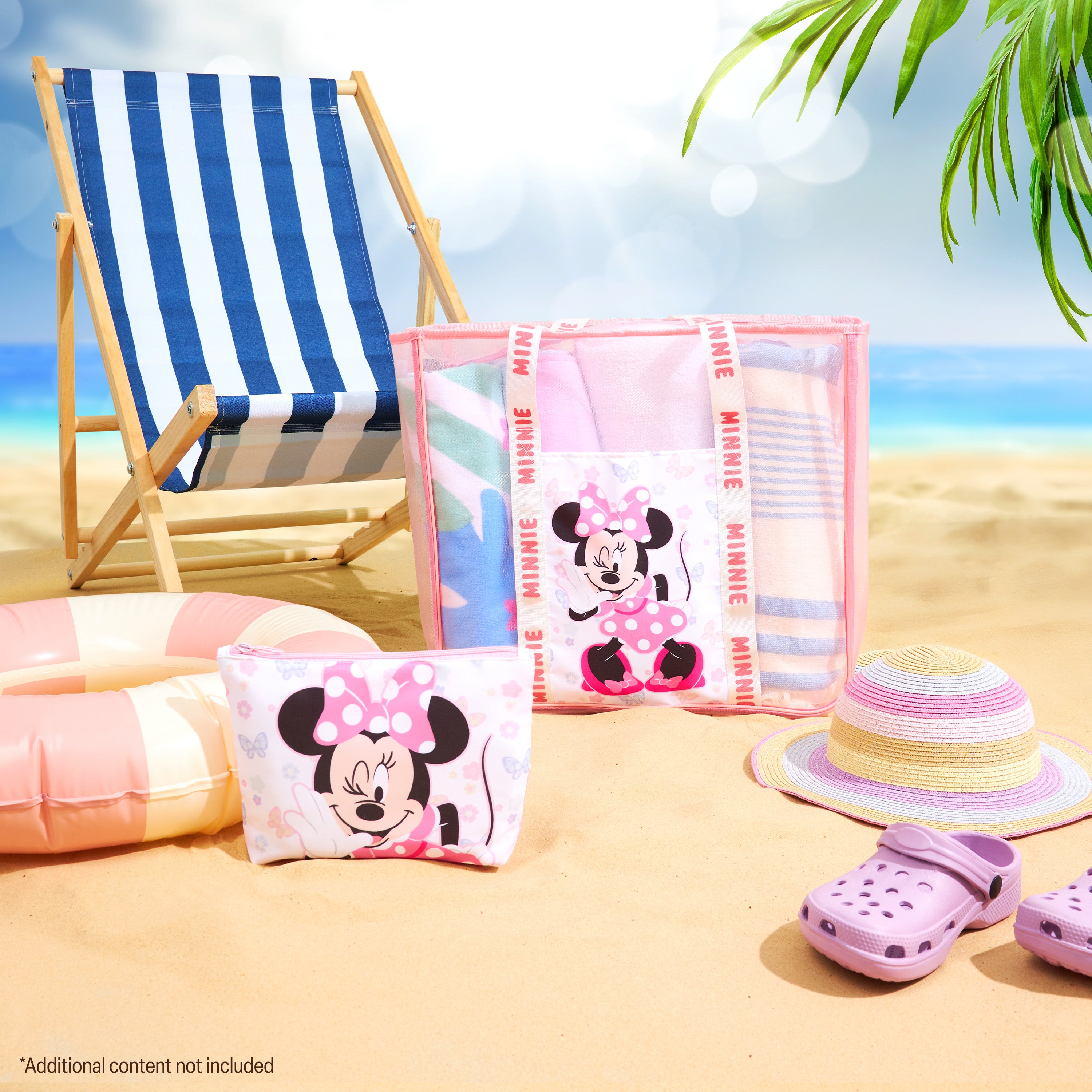 hello-kitty-sac-tote-plage-femme-mesh-zipp-pochette image 5