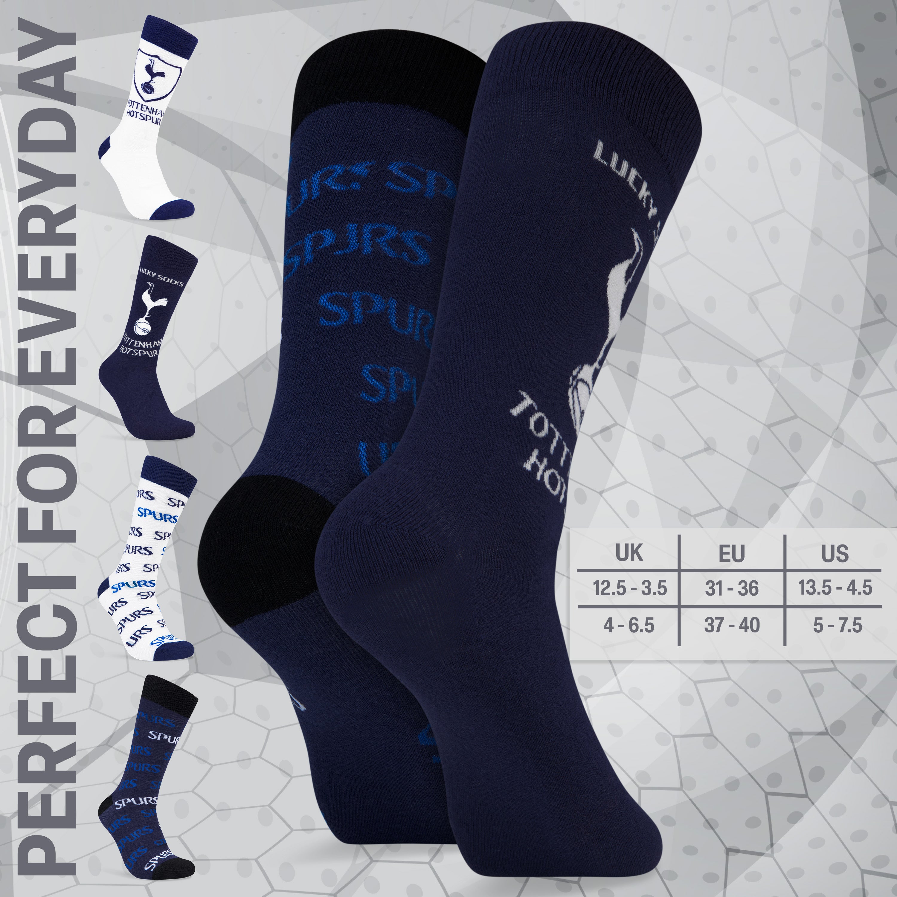 get-trend-boys-tottenham-chaussettes-gar-on-lot-4-coton image 6