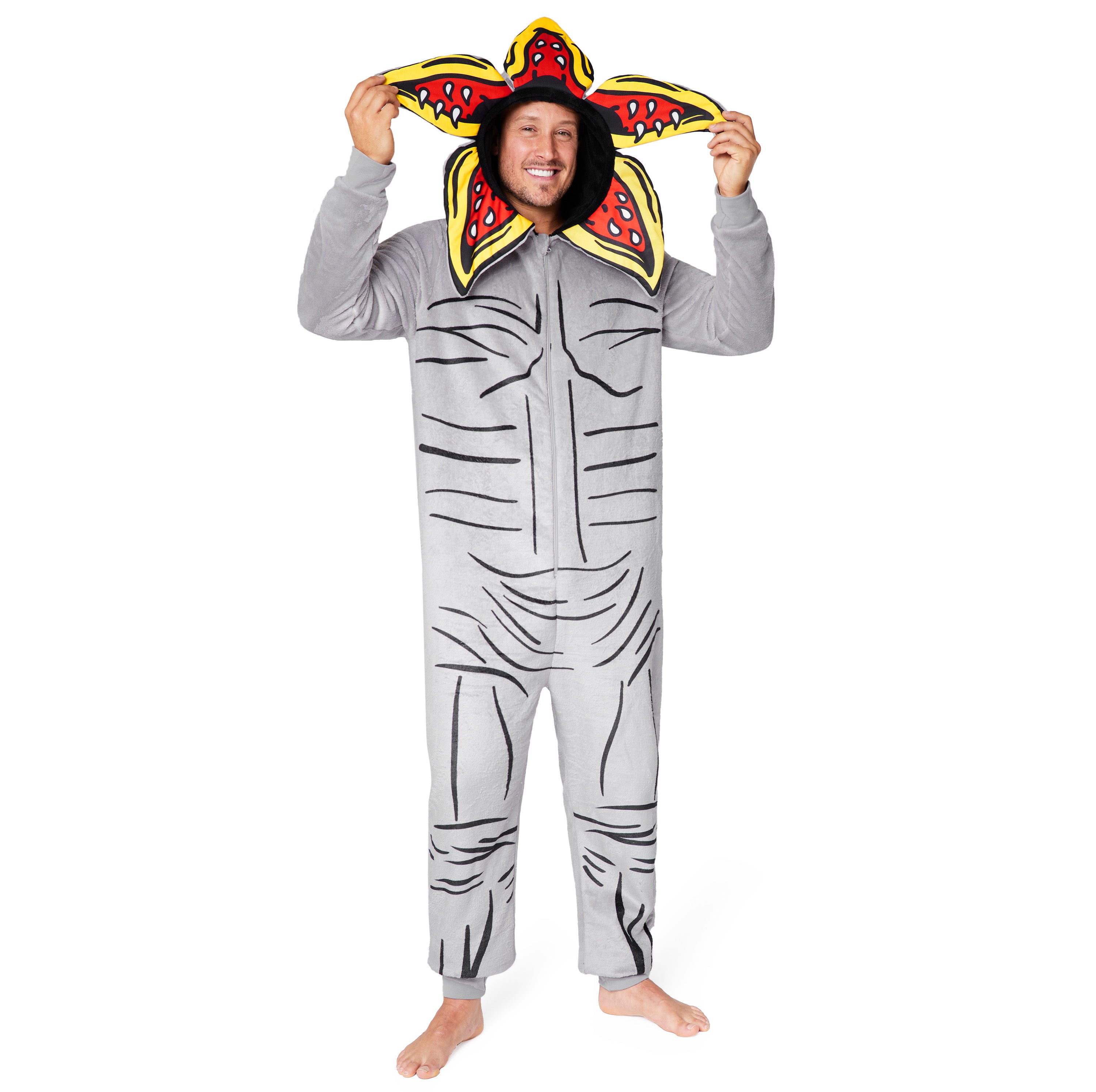 get-trend-stranger-things-grenouill-re-polaire-homme-adulte-capuche image 1