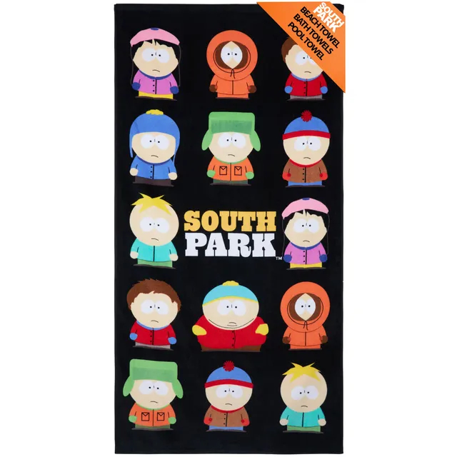 south-park-serviette-de-plage-coton-140x70-cm-stan-et-amis image 1