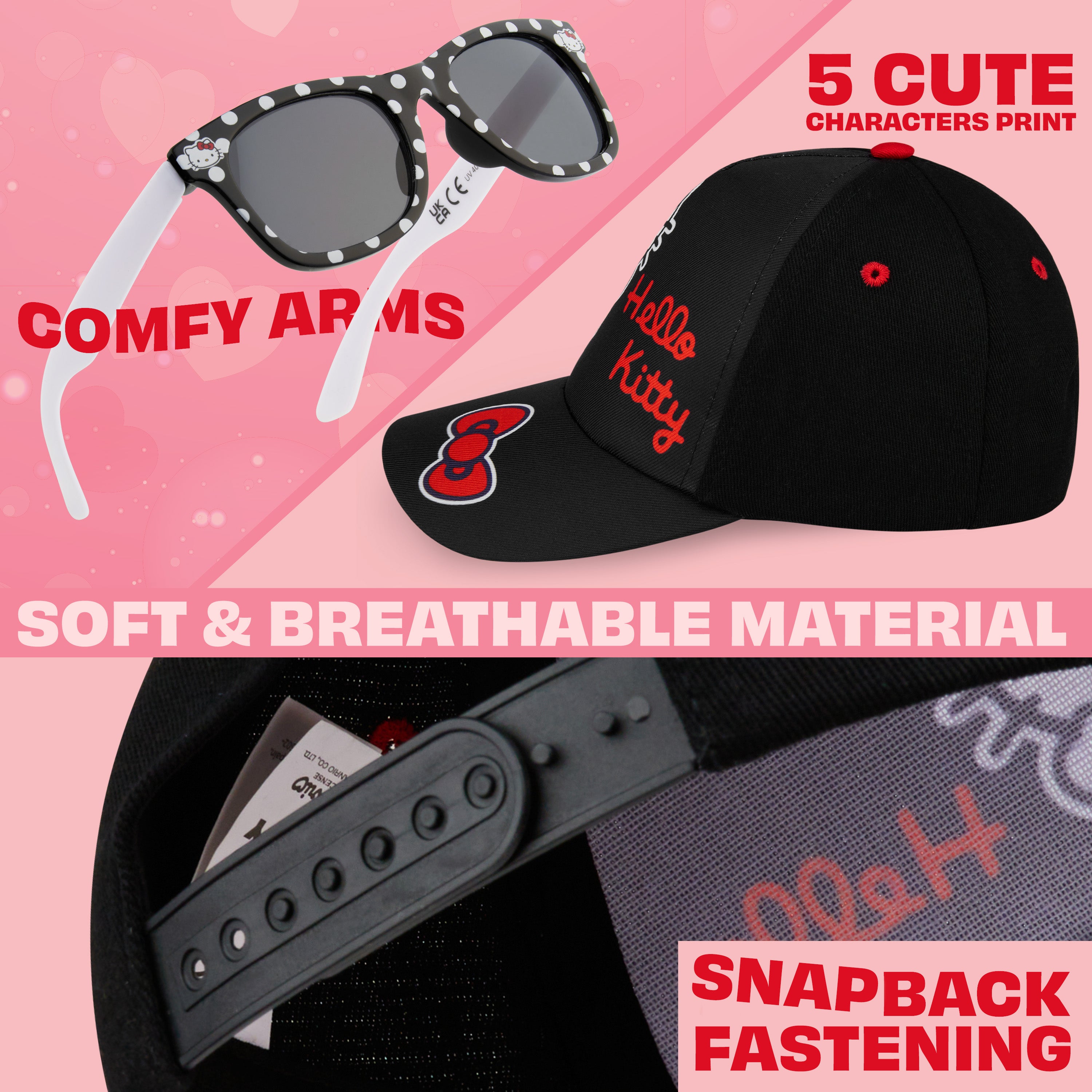 hello-kitty-casquette-lunettes-soleil-fille-uv400-t image 4