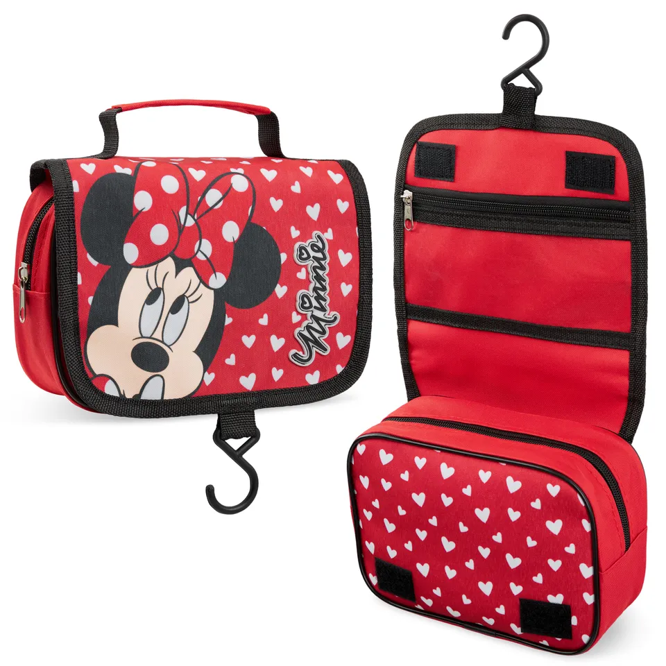 disney-minnie-trousse-de-toilette-suspendue-rouge-crochet image 1