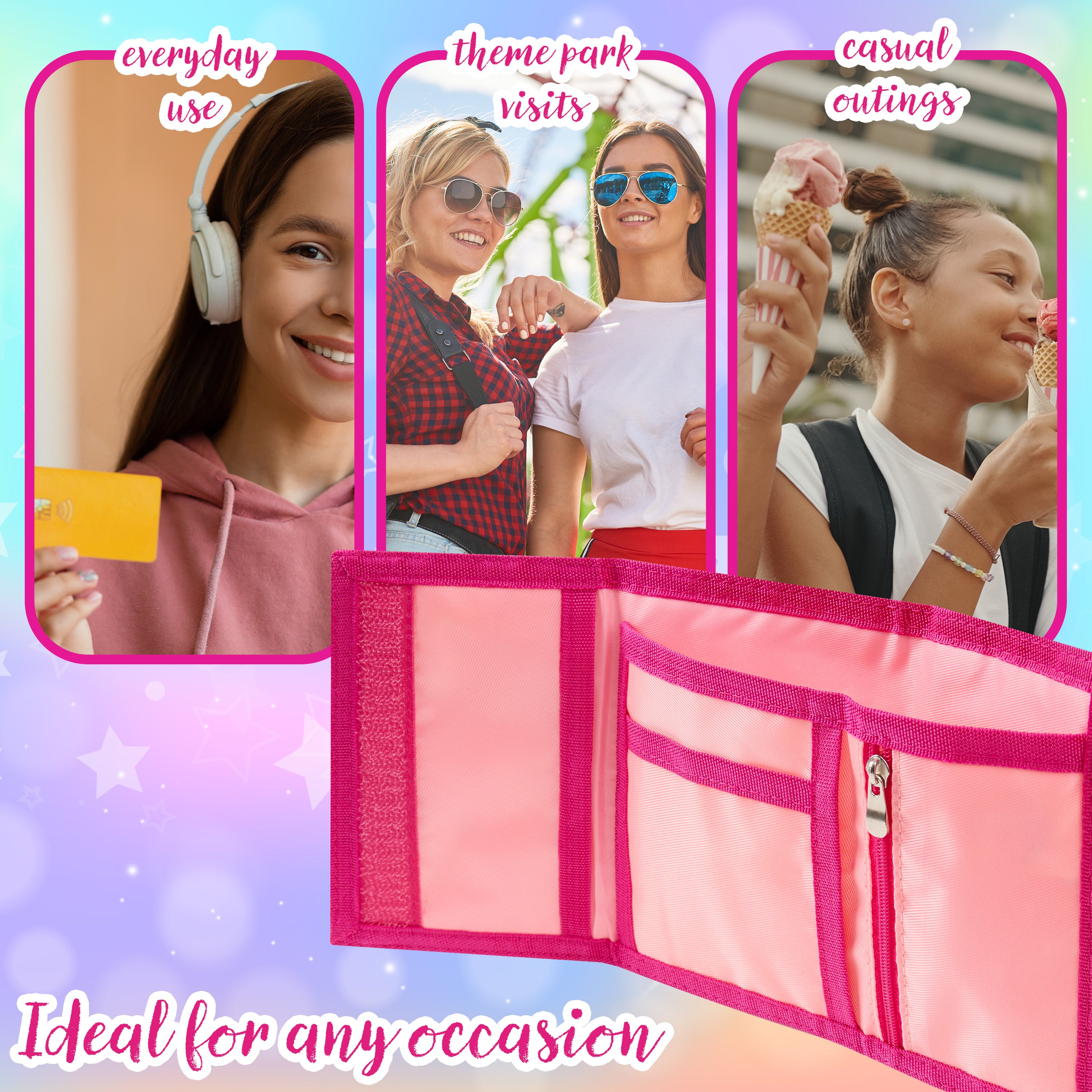 disney-princesses-portefeuille-enfant-rose-porte-cl-s image 3