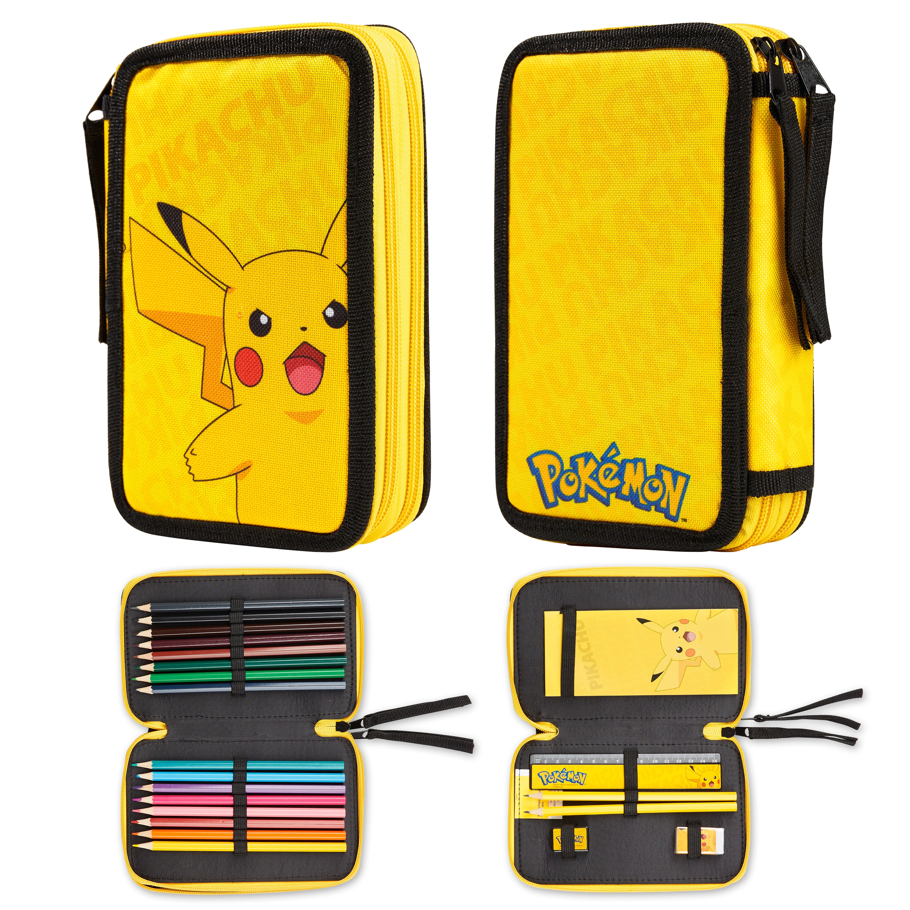 pok-mon-trousse-garnie-pikachu-23-pi-ces-double-compartiment image 1