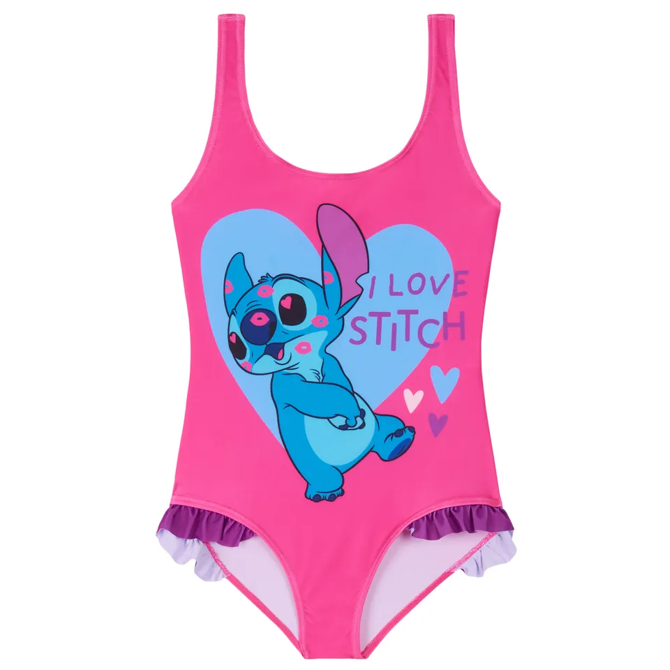 disney-stitch-maillot-bain-fille-une-pi-ce-stretch-piscine image 1