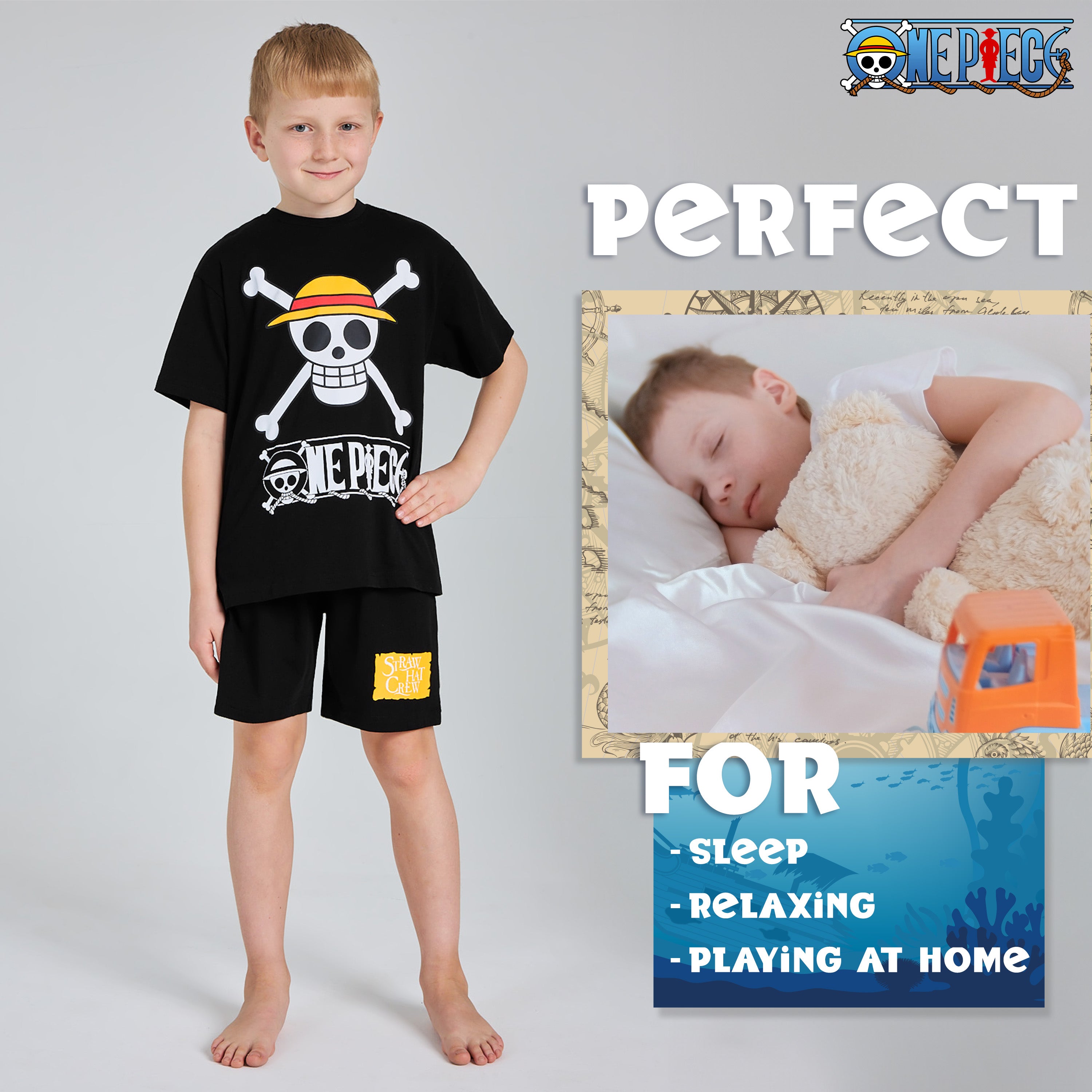 one-piece-pyjama-gar-on-court-noir-coton-7-8-ans image 4