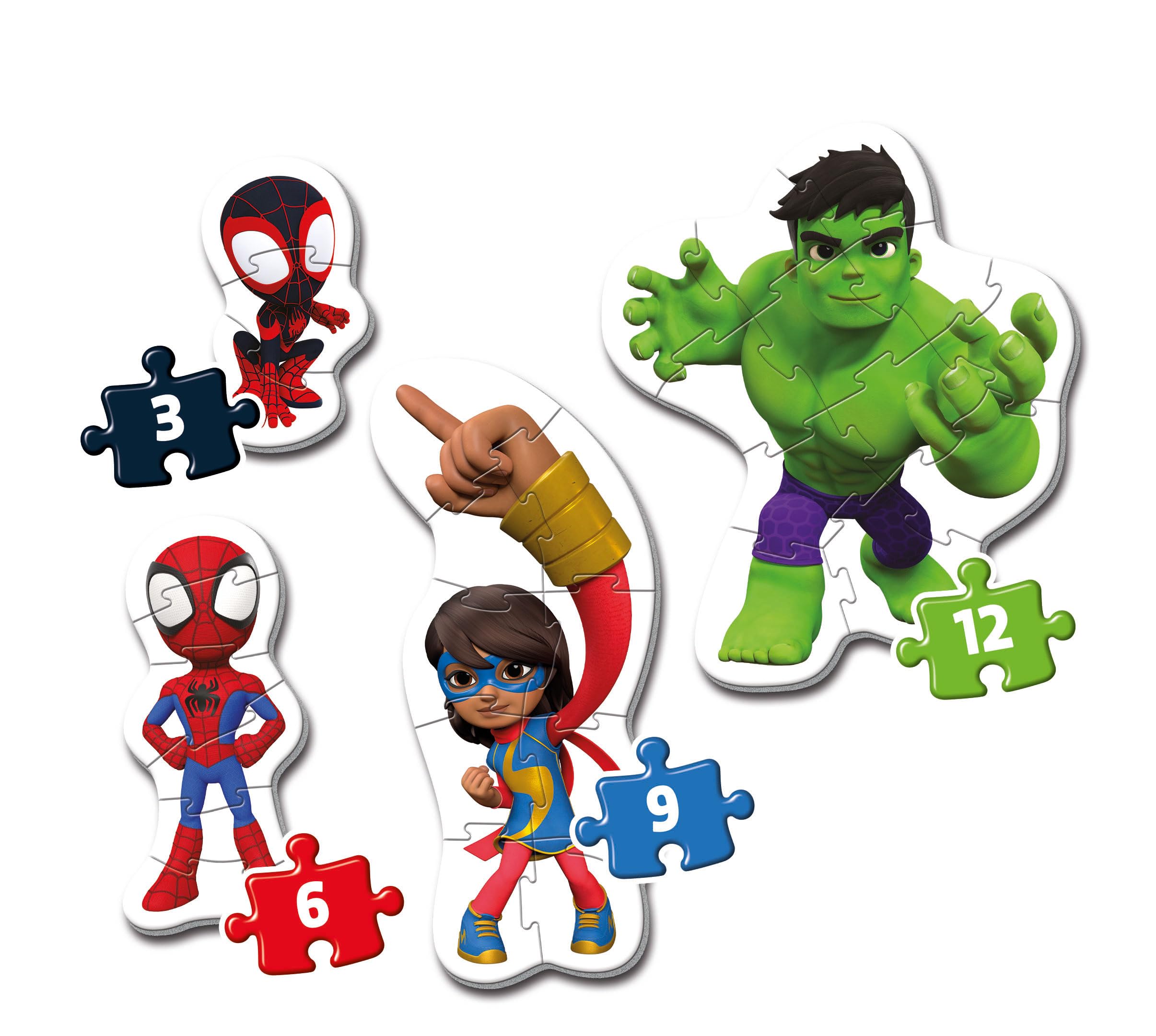marvel-spidey-my-first-puzzle-enfant-3-6-9-12-pi-ces image 2