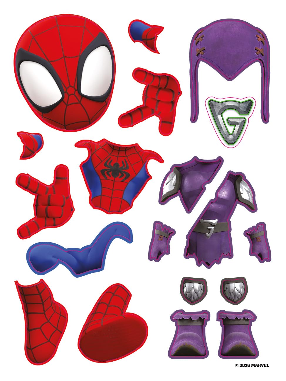marvel-spidey-colorie-habille-pr-ts-action-5-ans-autocollants image 3