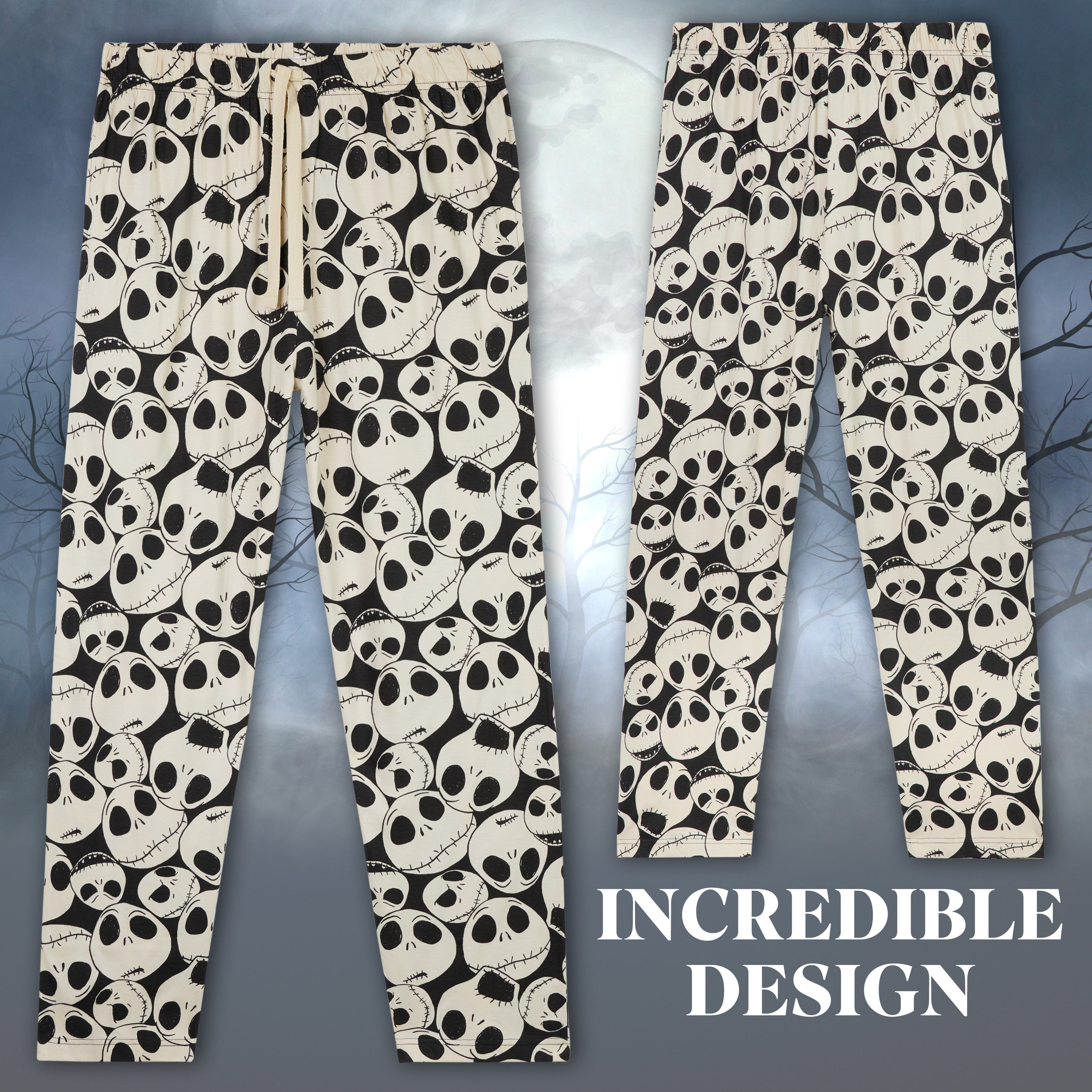 disney-bas-de-pyjama-homme-coton-poches-jack-skellington image 5