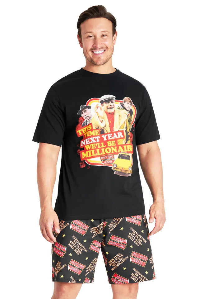 only-fools-and-horses-pyjama-homme-short-t-taille-s image 1