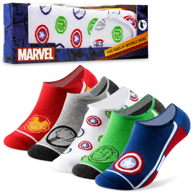 marvel-chaussettes-homme-invisibles-avengers-coton-lot-5 image 1