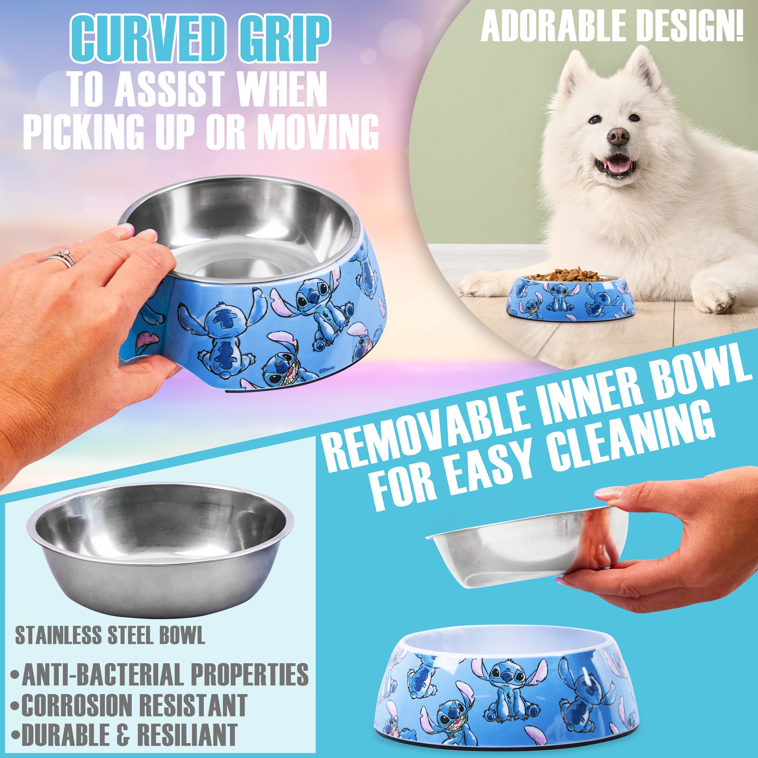 disney-stitch-set-gamelle-jouet-couineur-chien image 5
