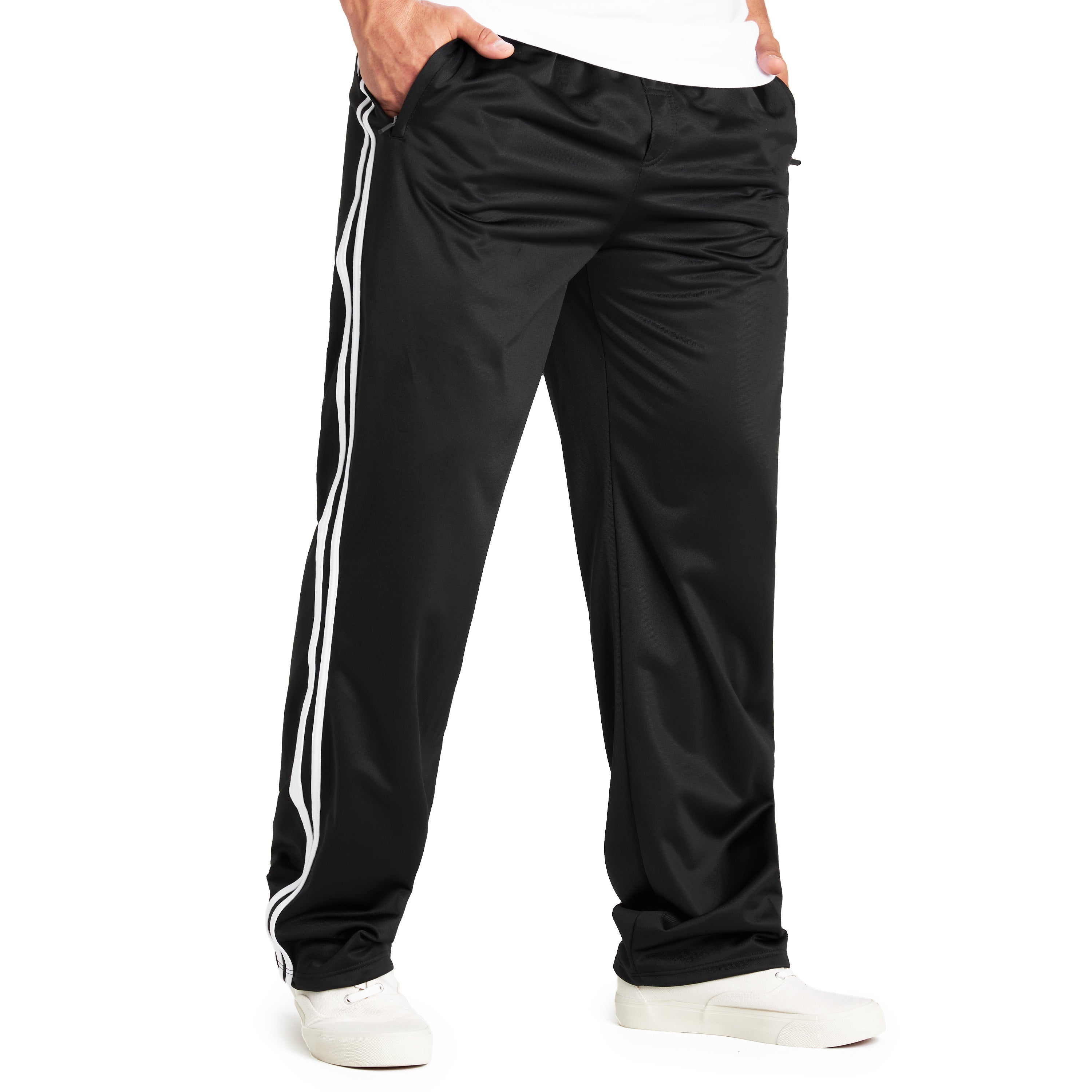 citycomfort-jogging-homme-poches-zip-noir-polyester image 2