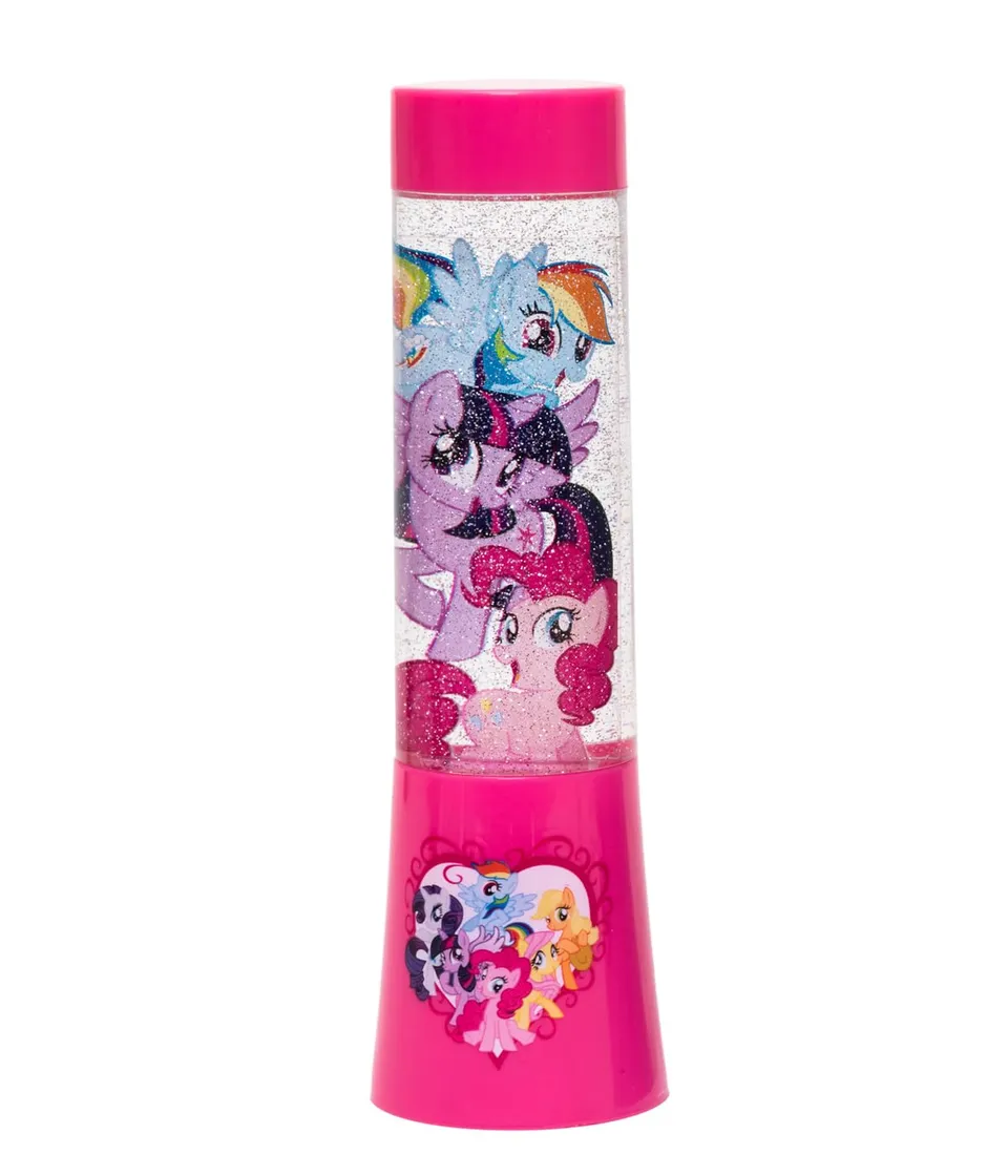 my-little-pony-lampe-led-paillettes-tube-motif-al-atoire image 1