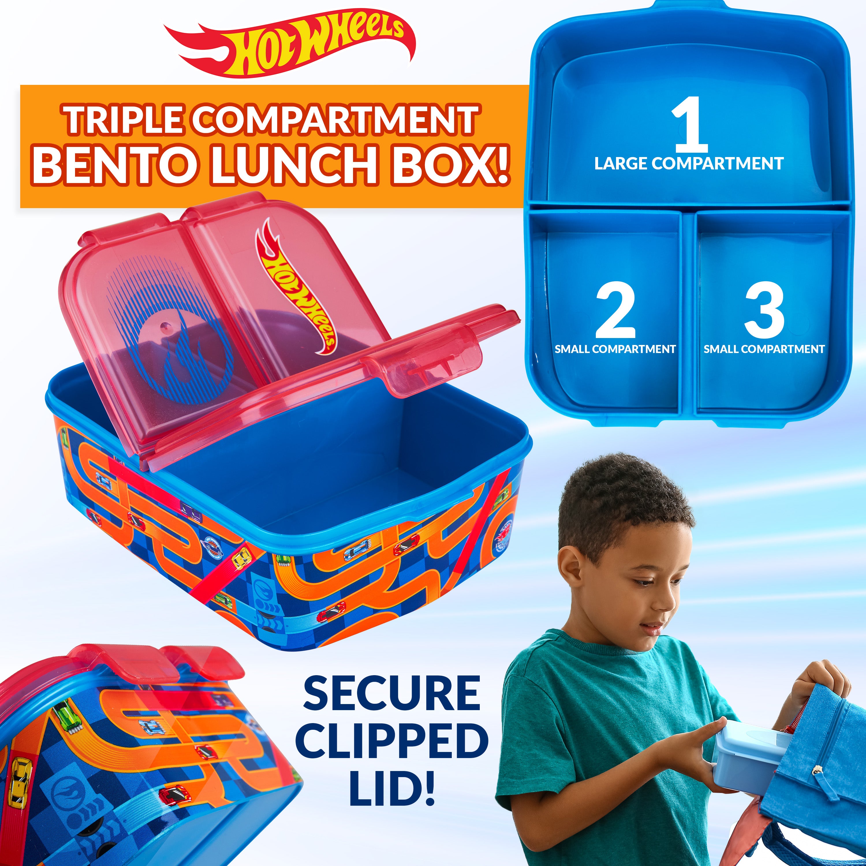 hot-wheels-lunch-box-bento-gourde-340-ml-gar-on image 3