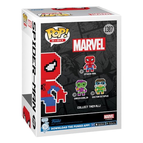 funko-pop-marvel-8-bit-spider-man-figurine-vinyle image 4