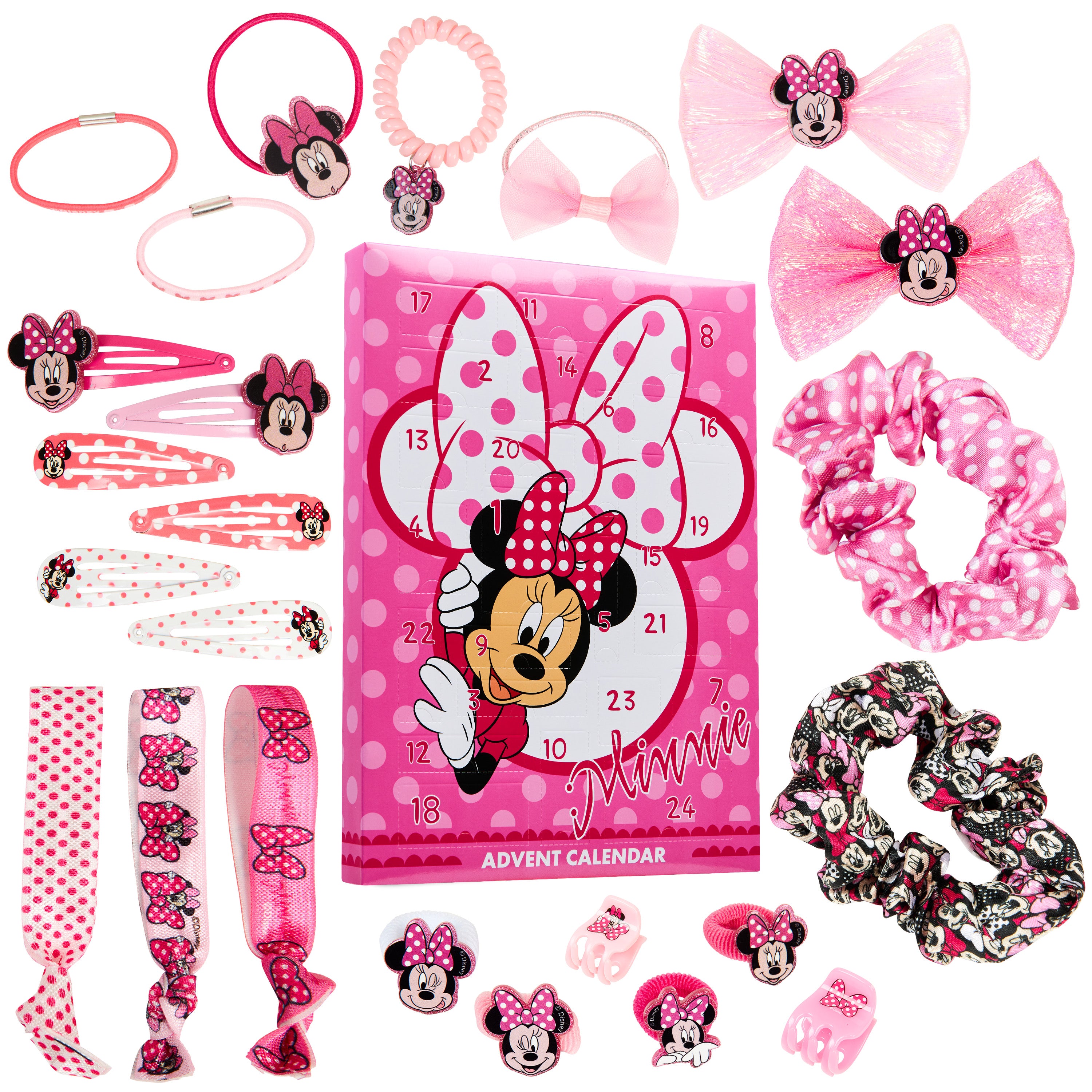 disney-minnie-calendrier-de-l-avent-fille-accessoires-cheveux image 1