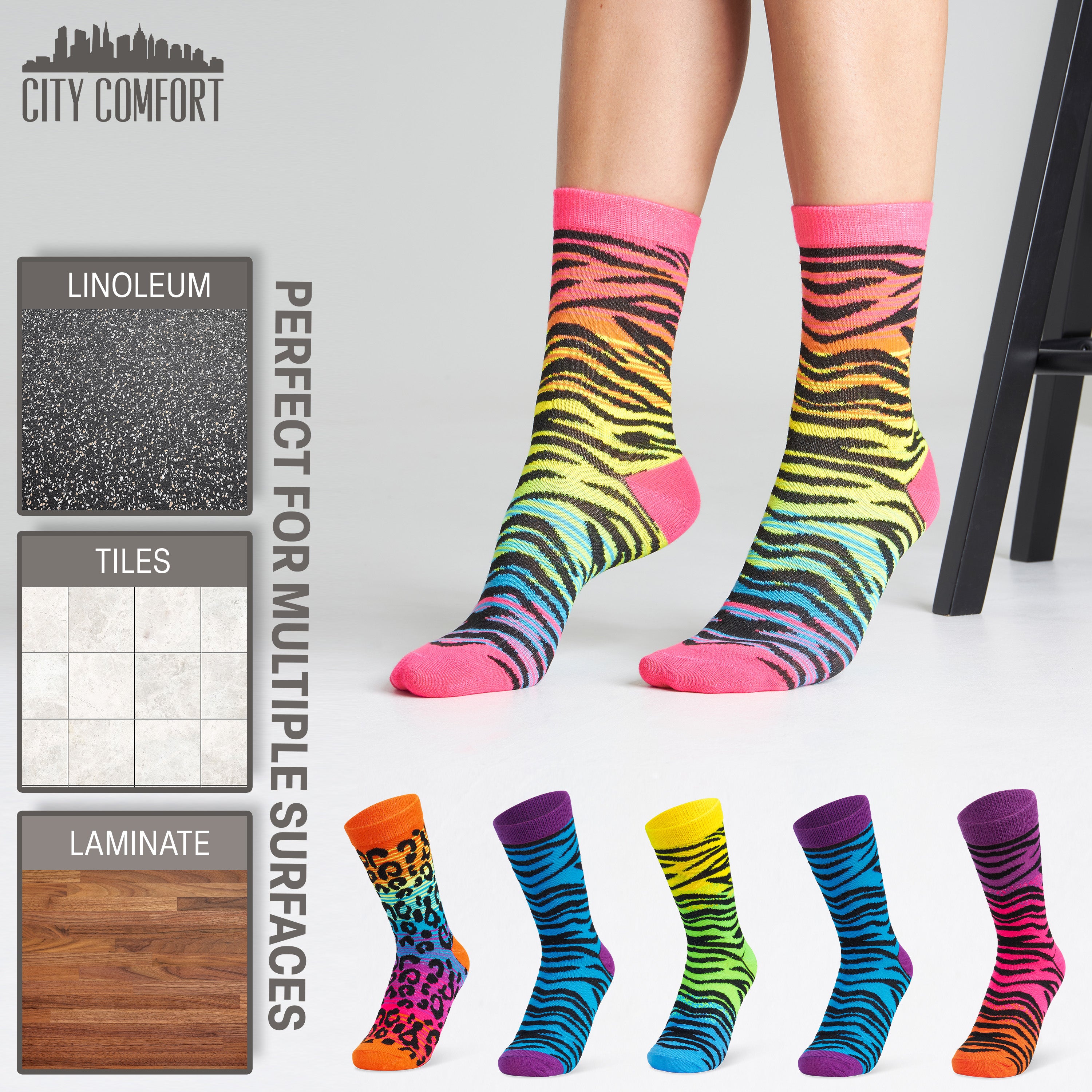 citycomfort-chaussettes-femme-x5-douces-chaud image 7