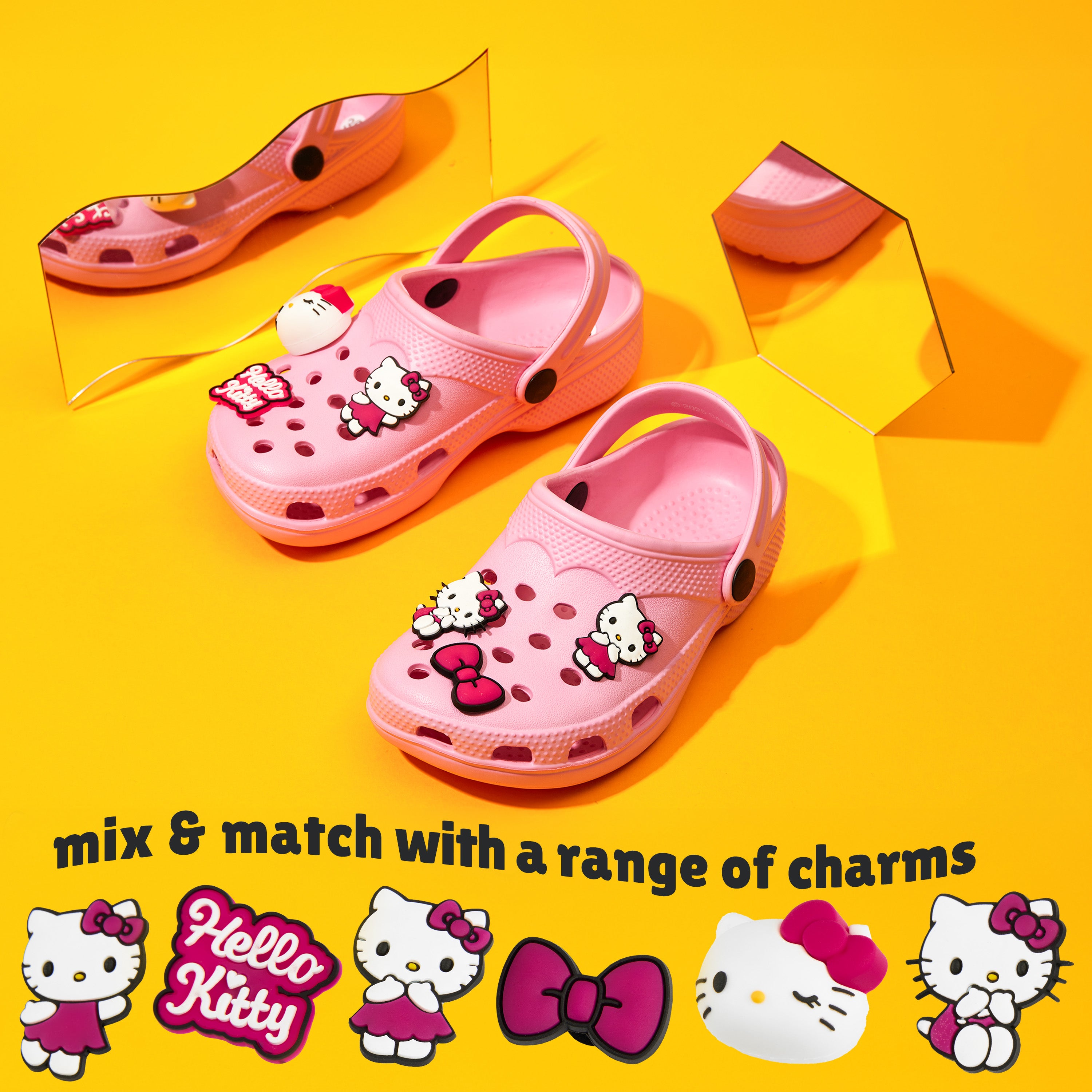 hello-kitty-clogs-fille-sabots-jardin-charms-amovibles image 6