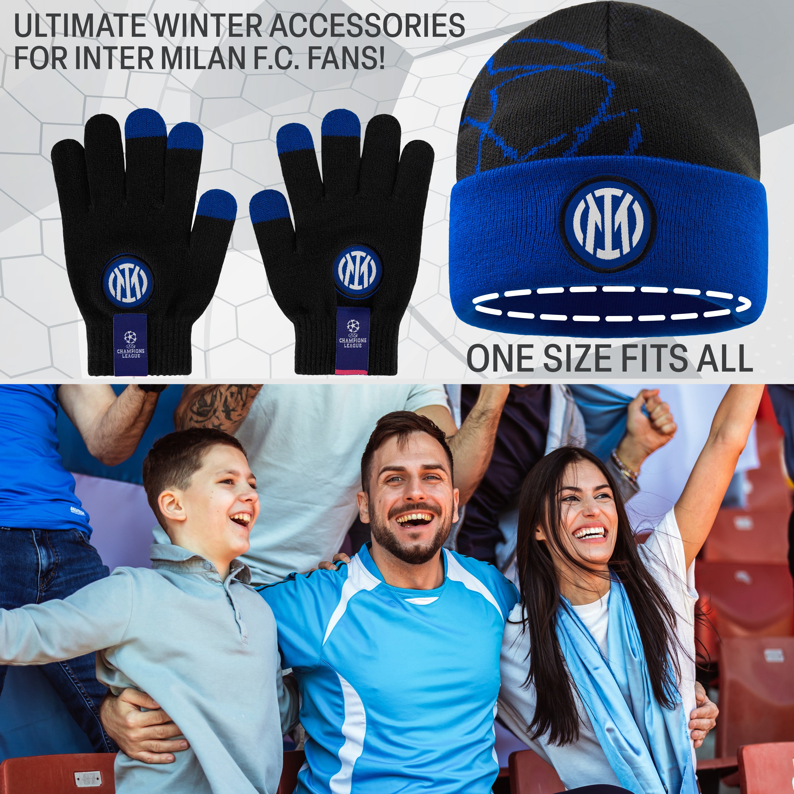 inter-milan-bonnet-gants-enfant-hiver-supporter image 6