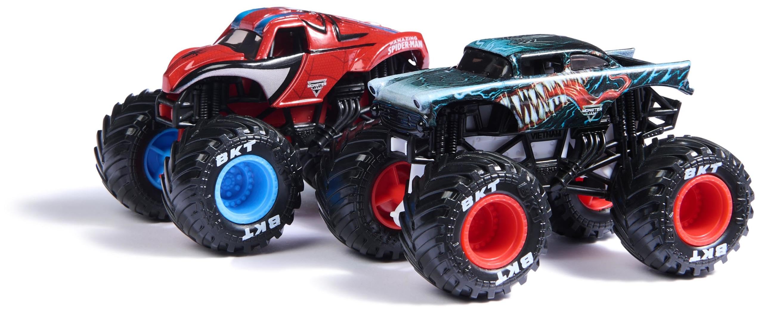 monster-jam-marvel-coffret-2-monster-trucks-1-64-mod-le-al-atoire image 2
