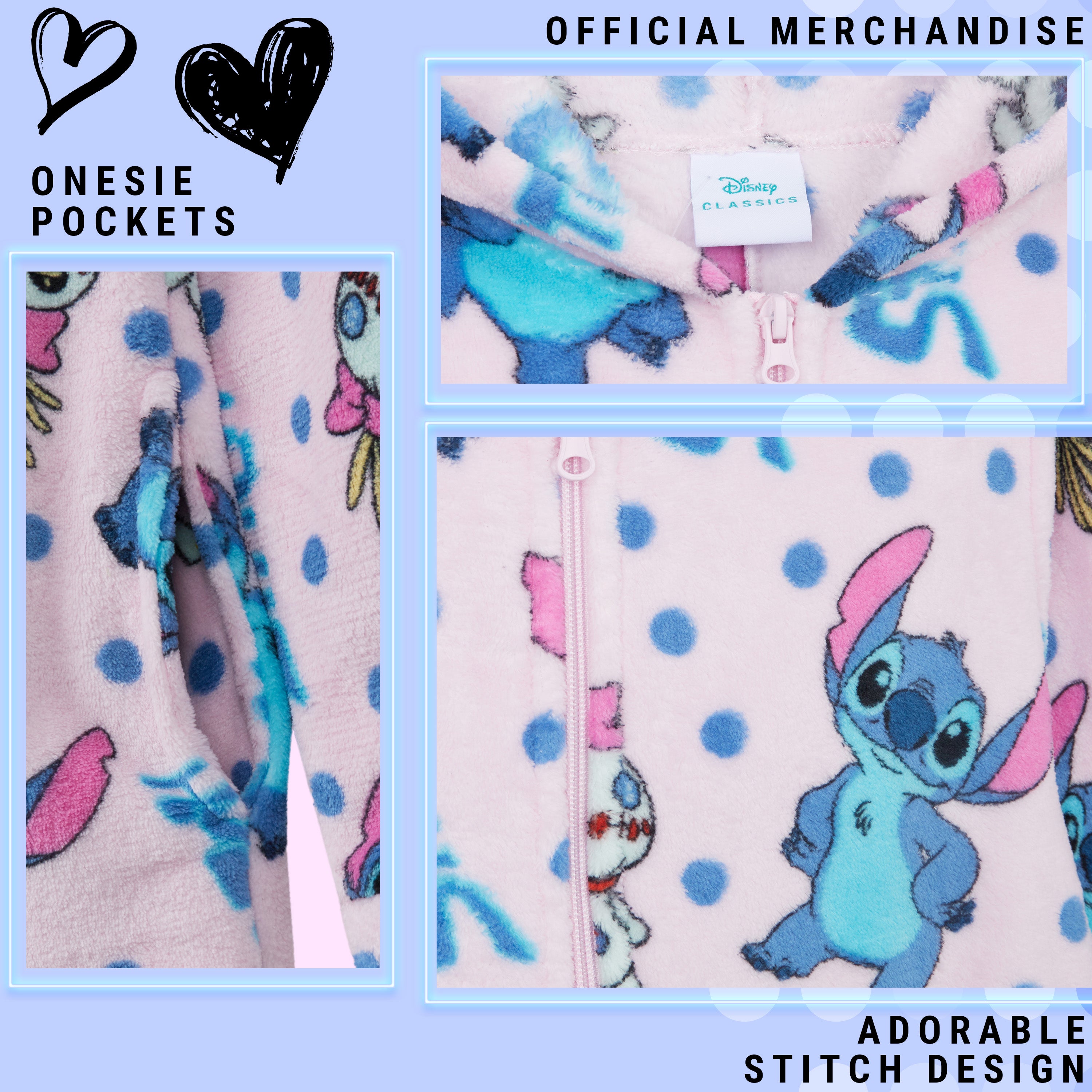 disney-combinaison-pyjama-polaire-fille-capuche-9-10-ans image 4