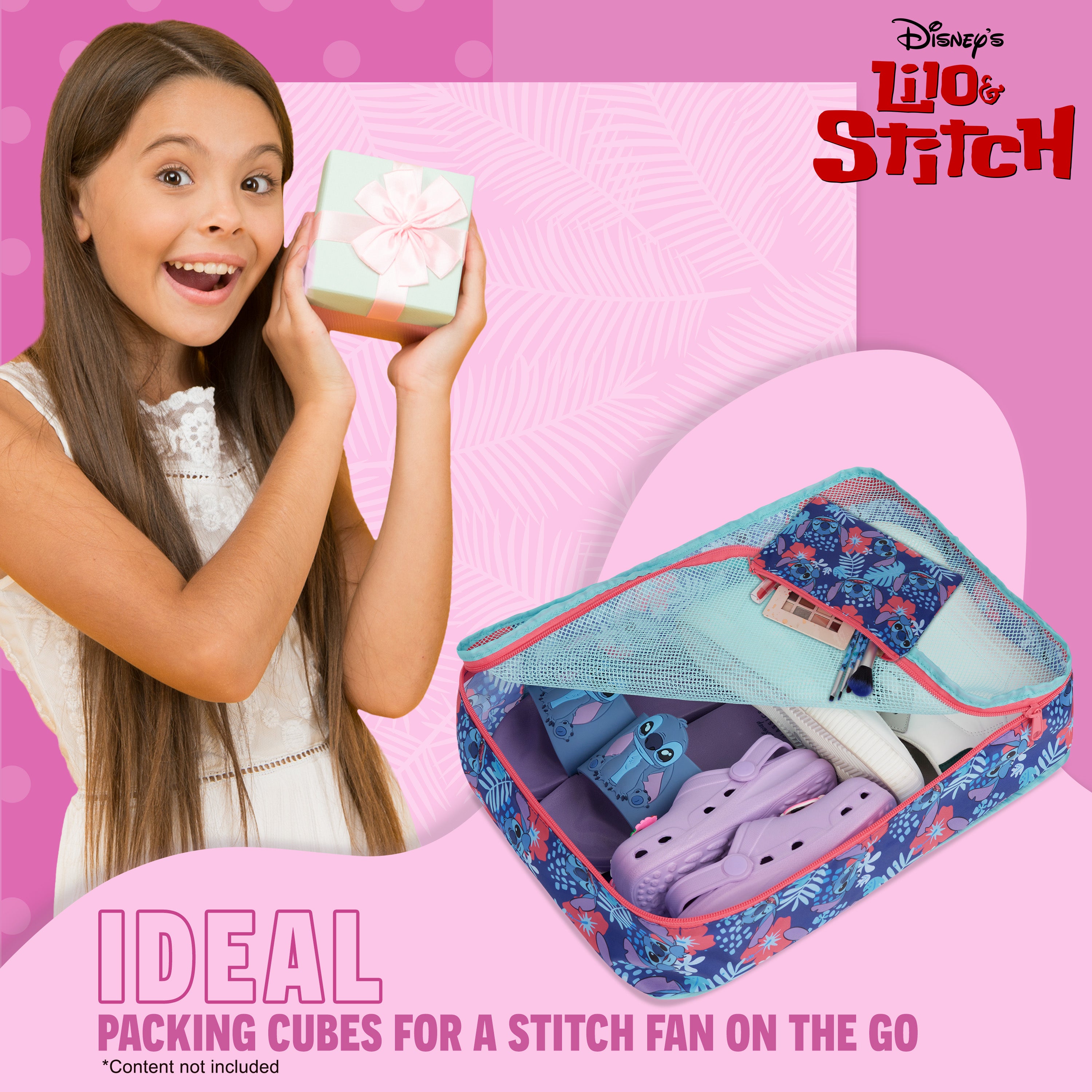 disney-stitch-set-4-organisateurs-valise-navy-cubes-trousse image 3