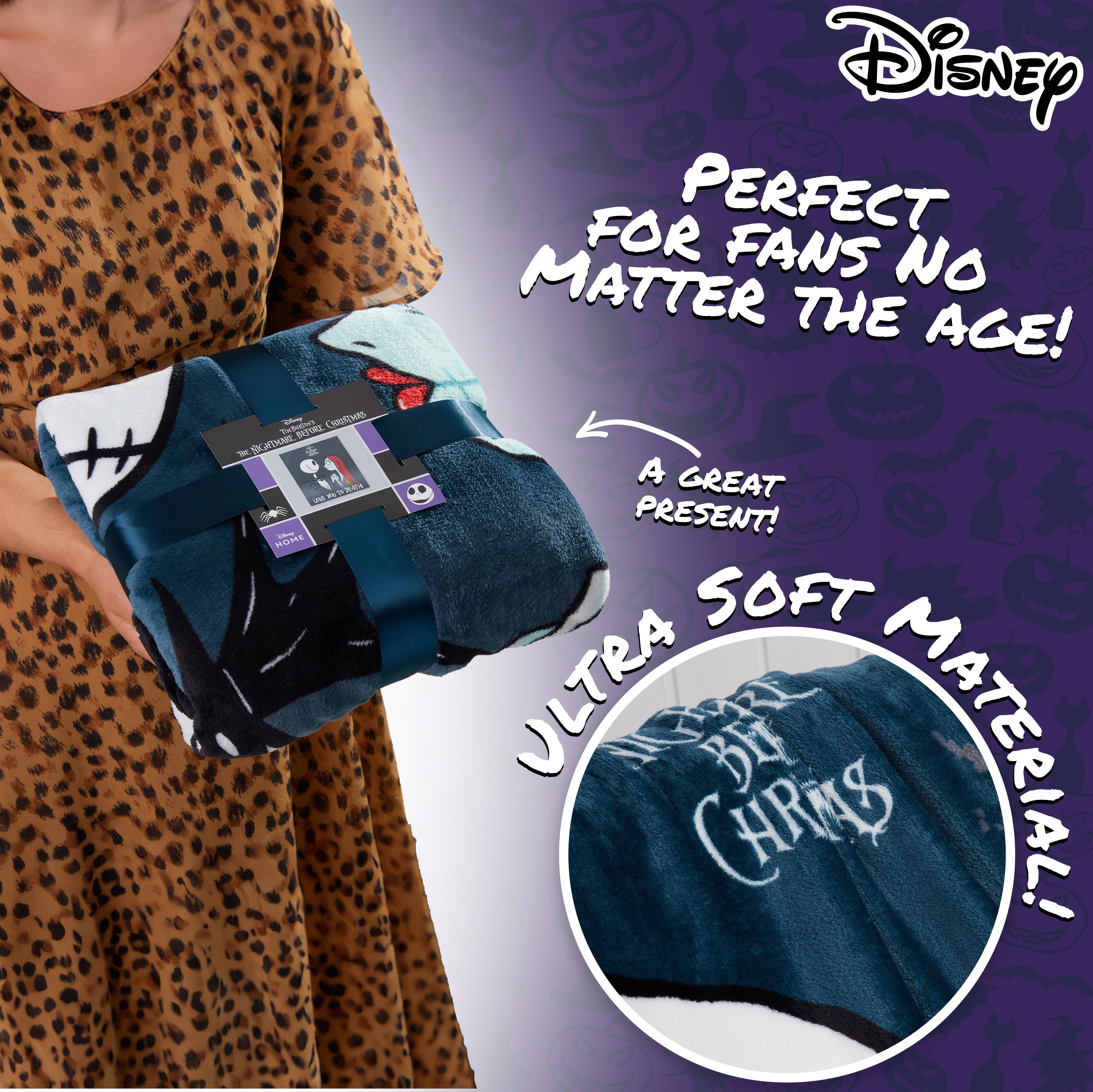 disney-nightmare-before-christmas-plaid-polaire-150x130-cm-multi image 5