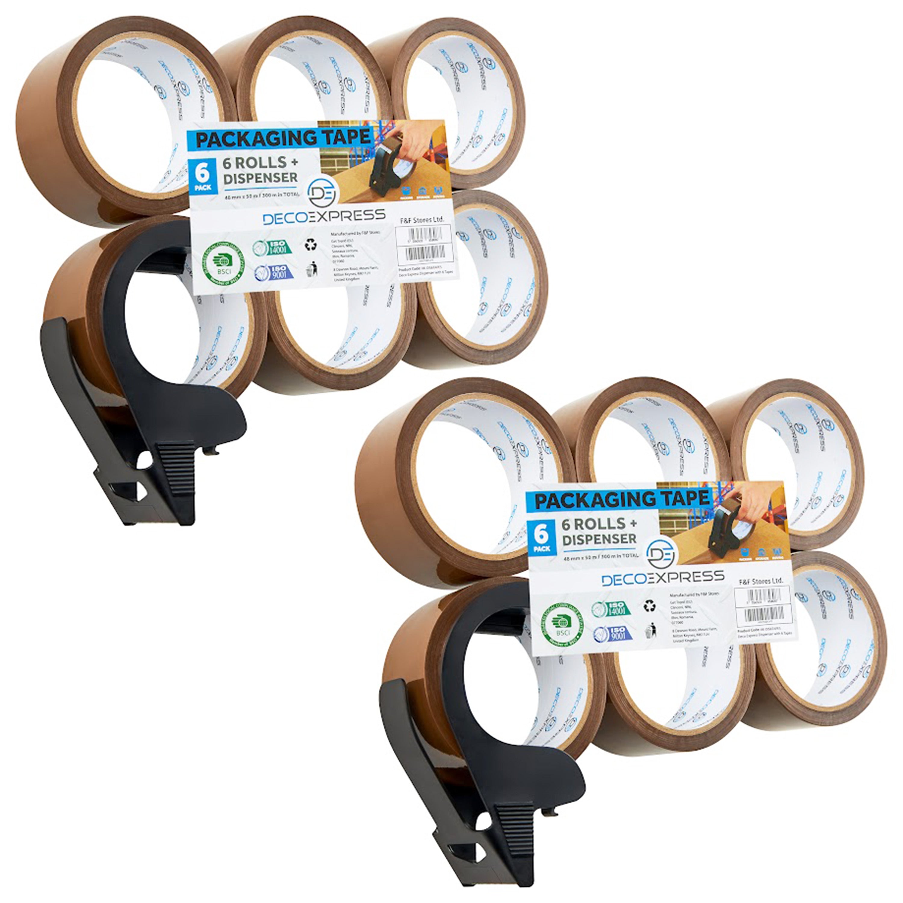 get-trend-d-vidoir-ruban-adh-sif-marron-lot-de-2-rouleaux image 1