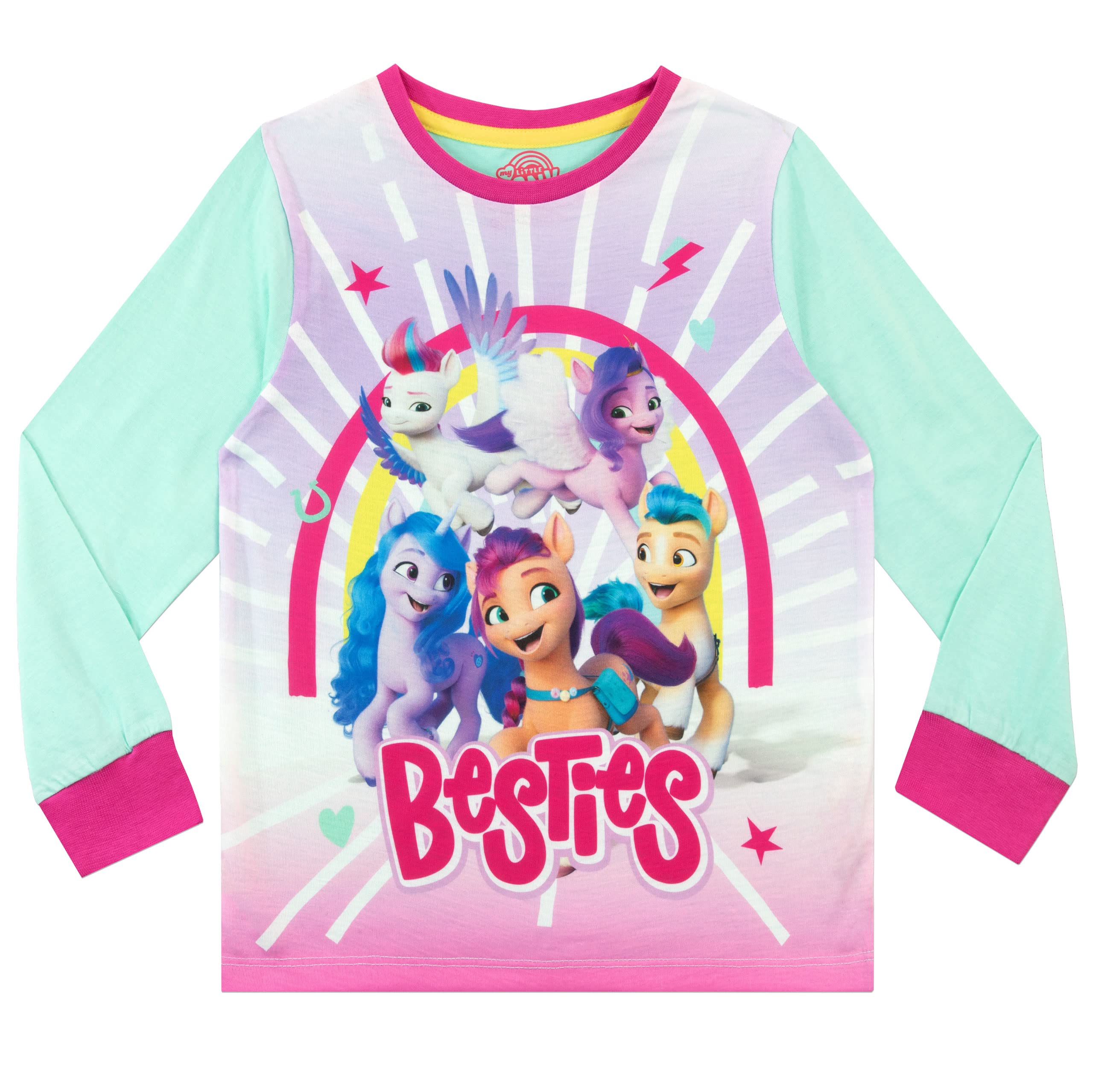 my-little-pony-pyjama-fille-rose-ensemble-coton image 3