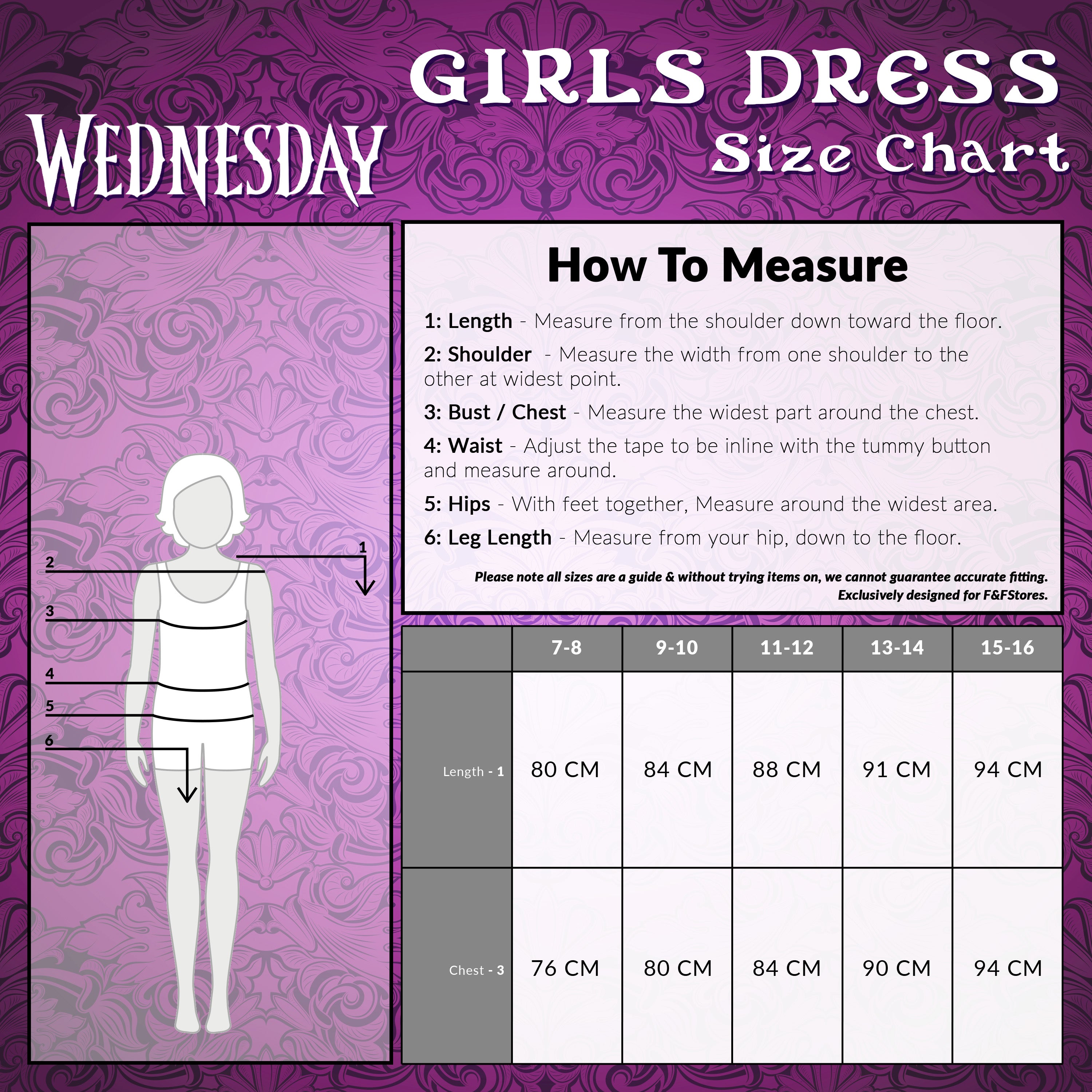 get-trend-wednesday-robe-fille-coton-noire-manches-longues image 6