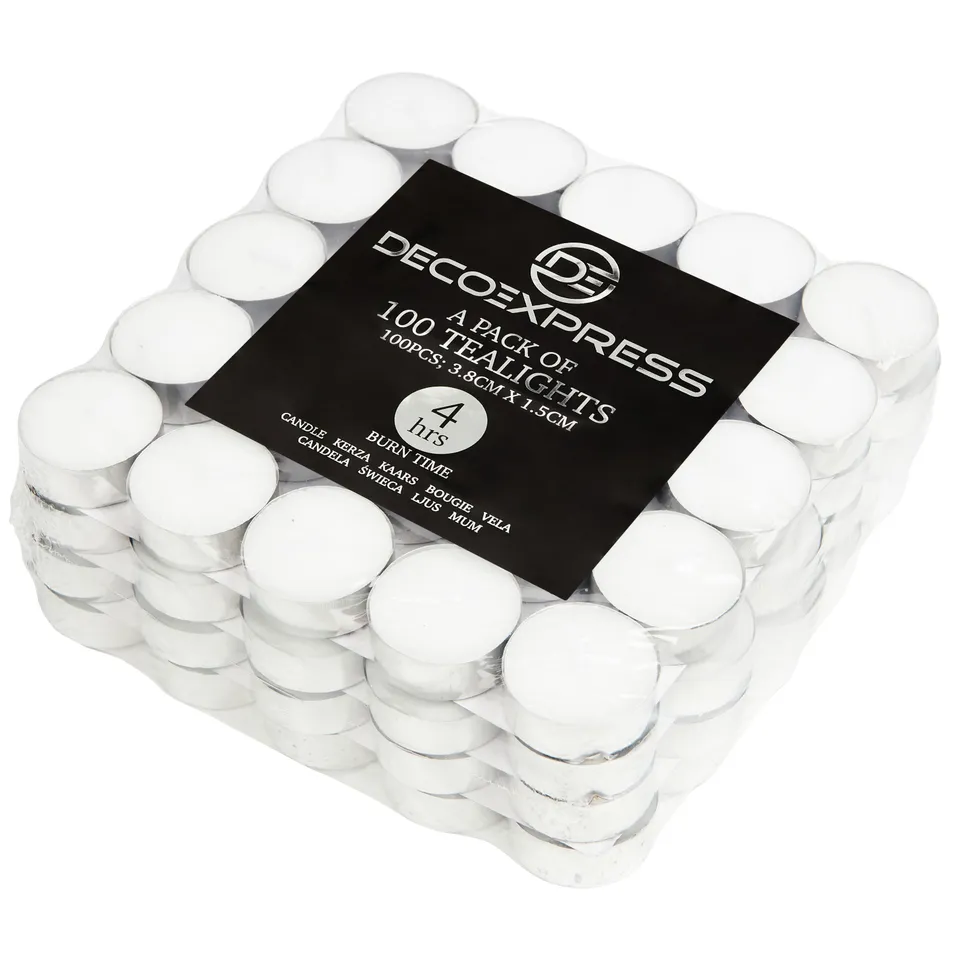 get-trend-bougies-chauffe-plat-blanches-x100-4-heures image 1
