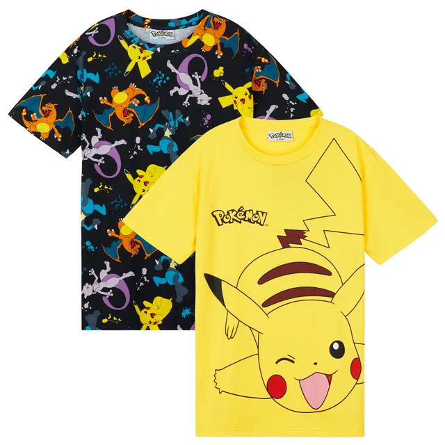 pok-mon-lot-2-t-shirts-gar-on-col-rond-coton image 1